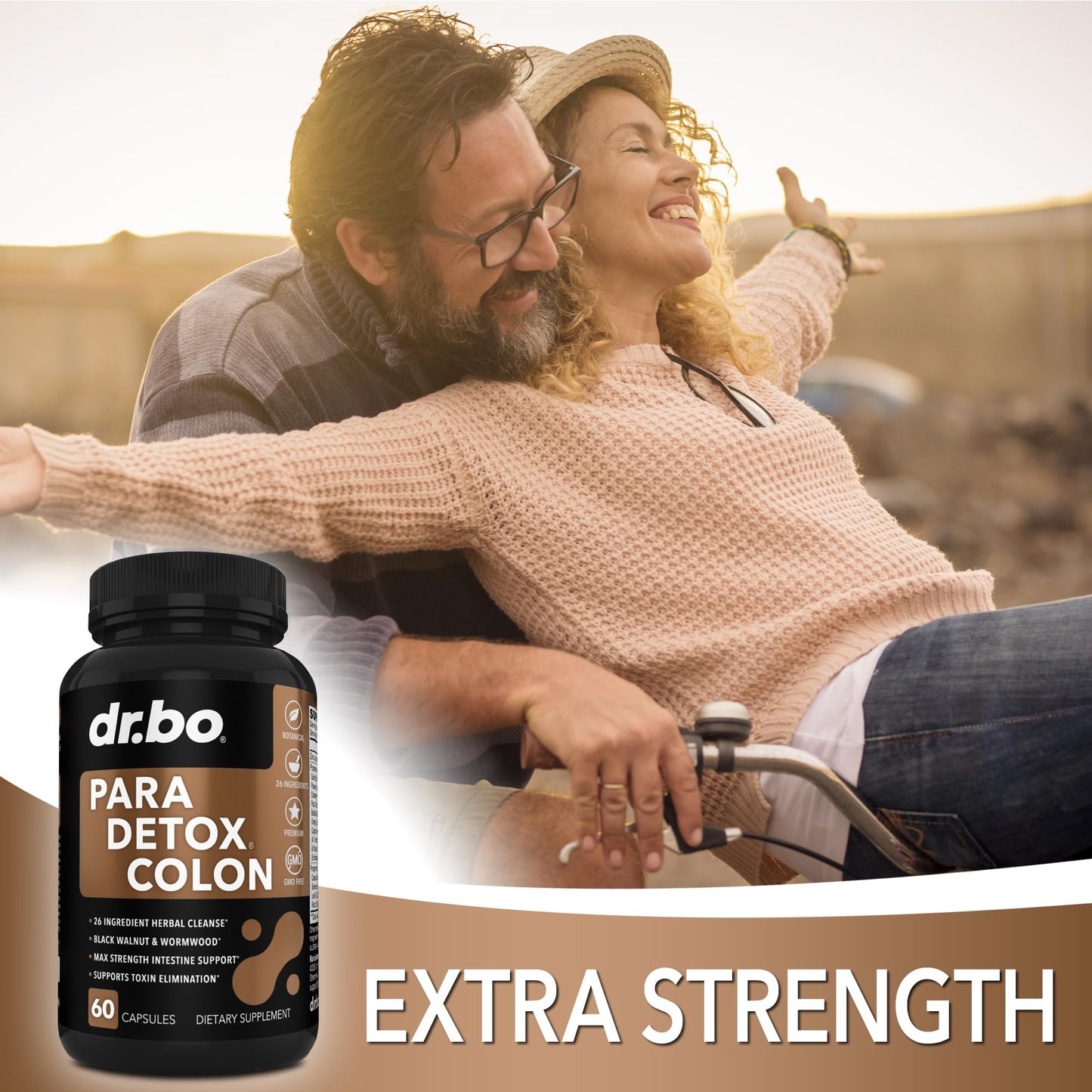 DR. BO Colon Cleanse Detox Capsules, 60 Count