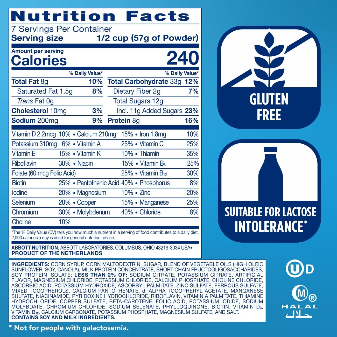 Ensure Original Nutrition Powder with 9g Protein per Serving, Vanilla, Powder, 14 Ounces