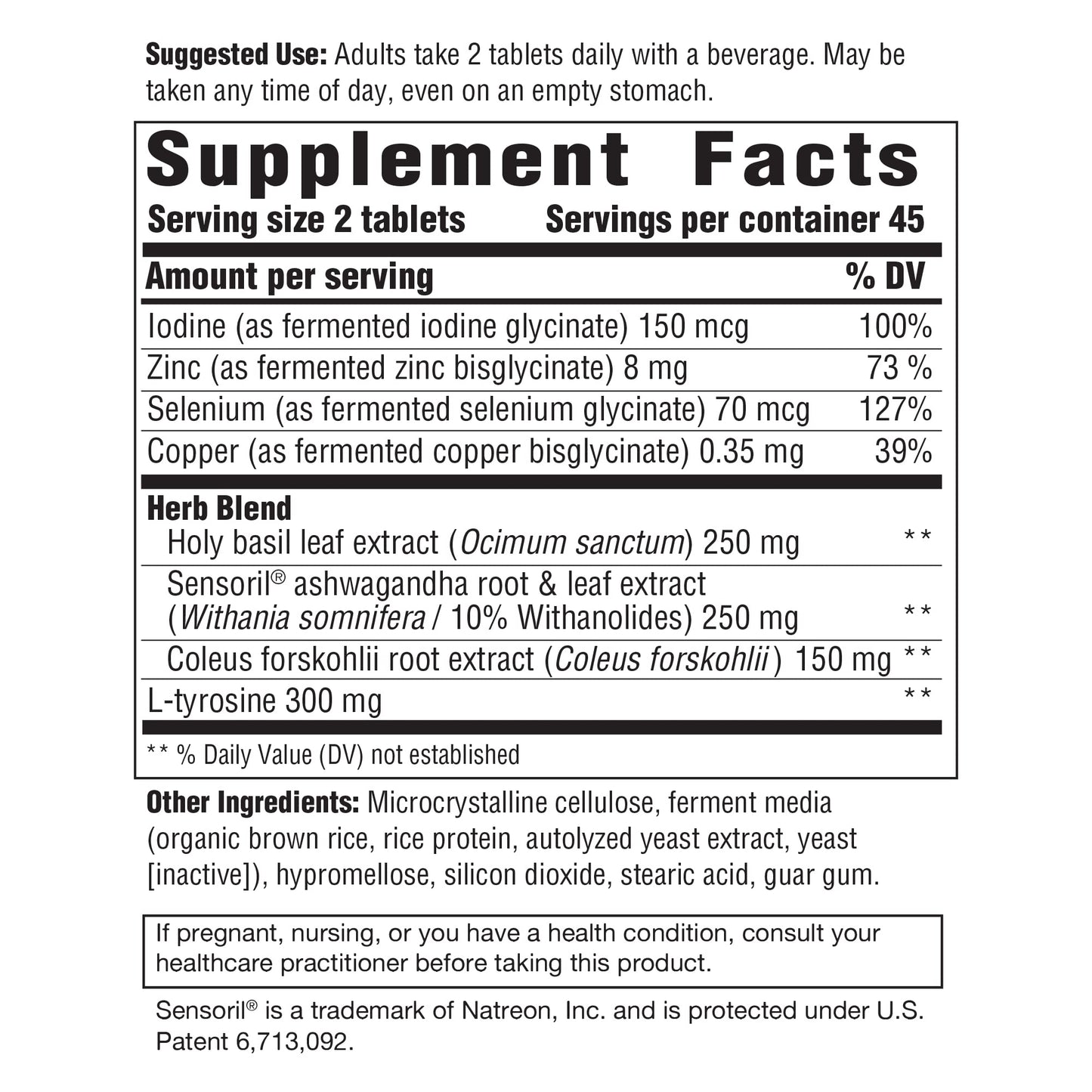 Innate Response Formulas Thyroid Response Complete Care 90 Tablets