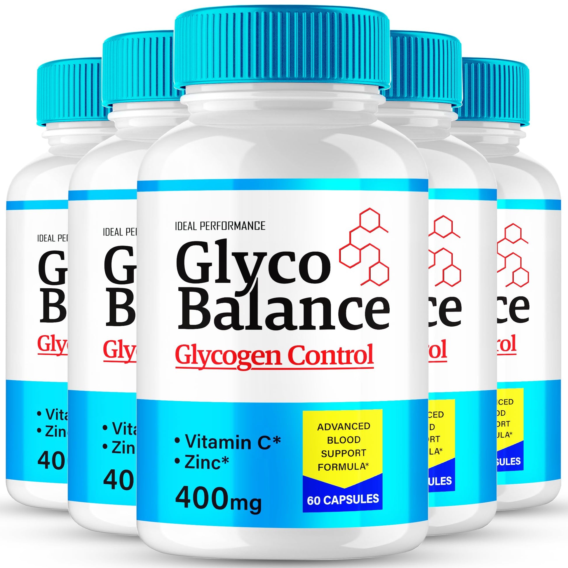 IDEAL PERFORMANCE Glyco Balance Advanced Blood Formula Capsules 300 Count