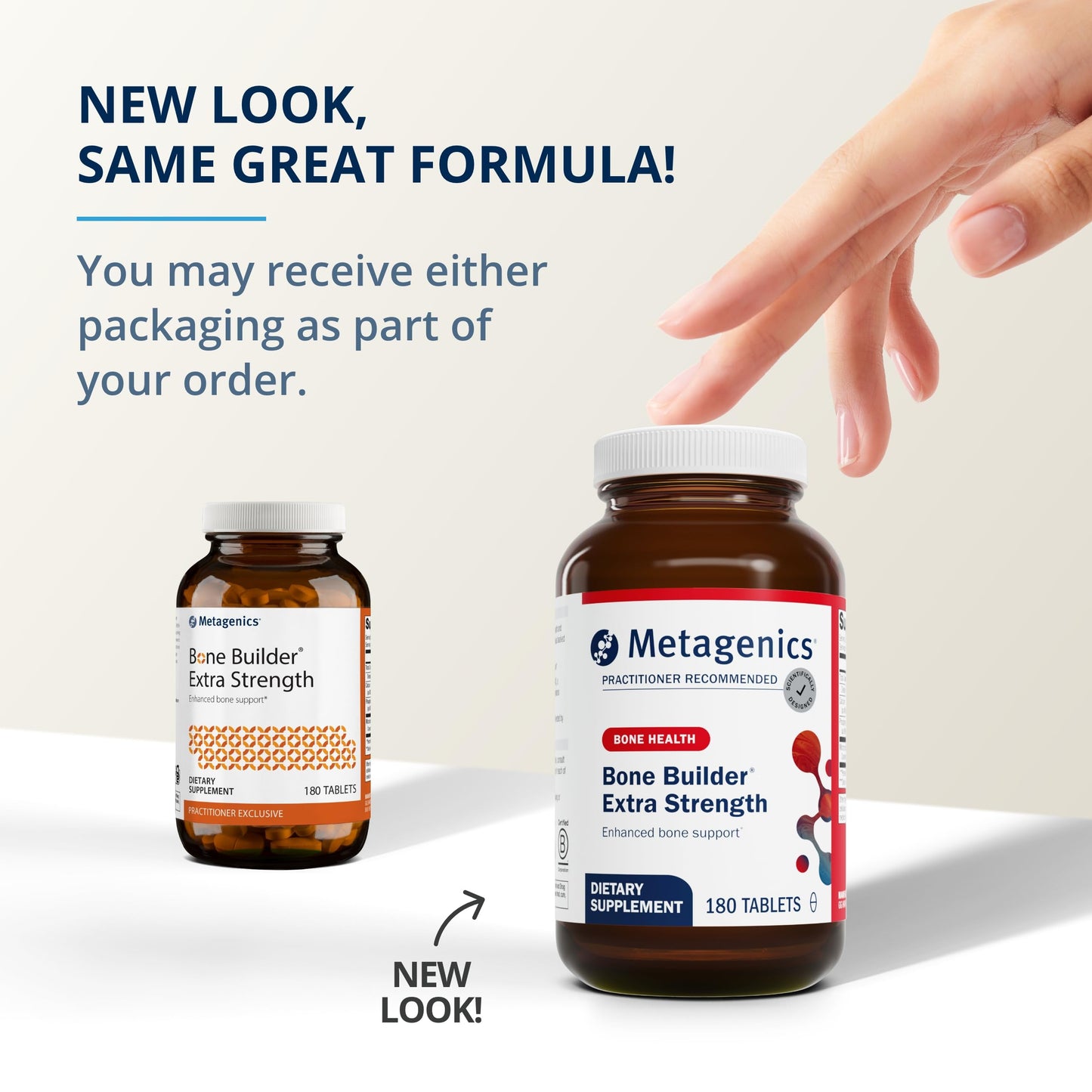 Metagenics Bone Builder Extra Strength & D3 5000 Bundle, Tablets & Softgels, 300 Count