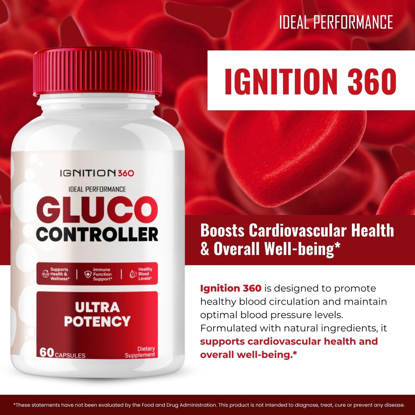 IDEAL PERFORMANCE Ignition 360 Capsules 120 Count