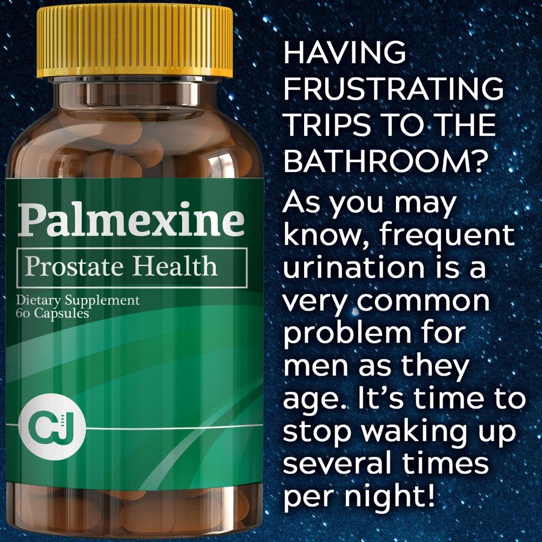 Palmexine Prostate Health Complex Saw Palmetto-Zinc-Pygeum Africanum, 60 Capsules