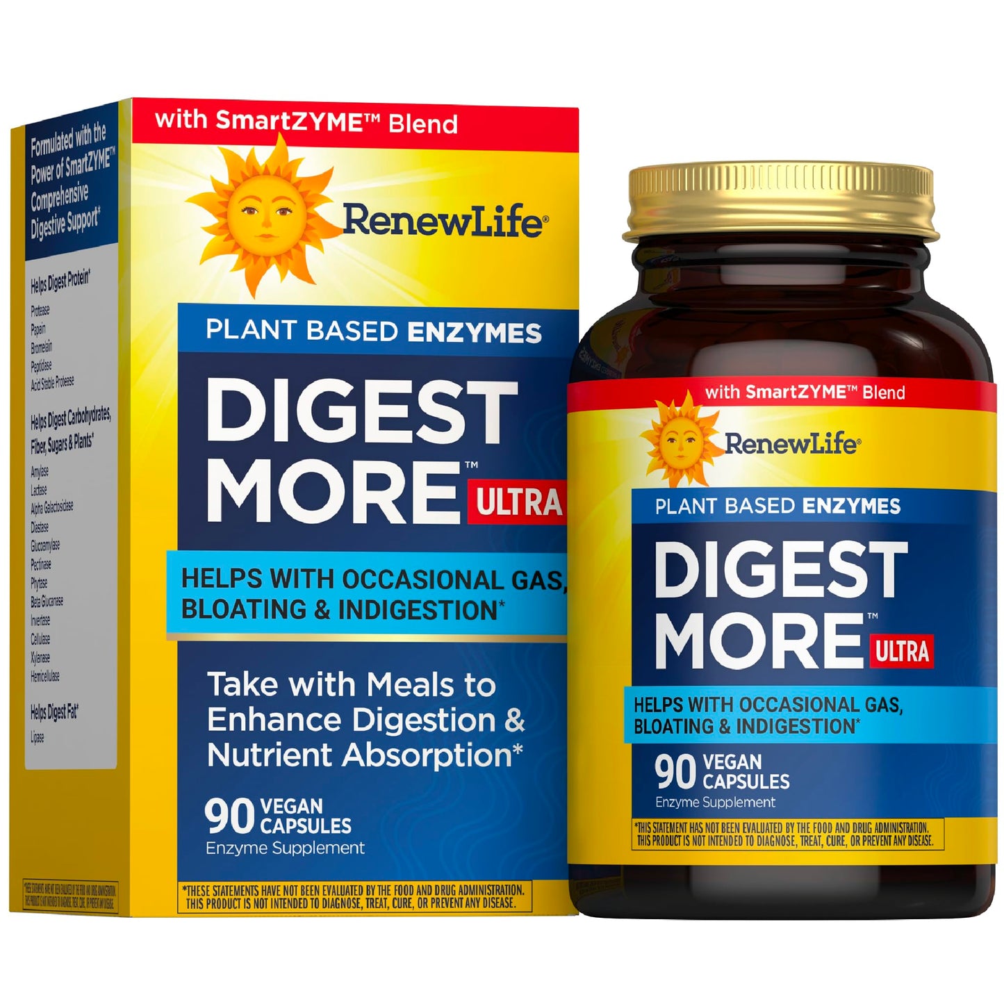 Renew Life DigestMore Ultra Enzymes Capsule 90 Count