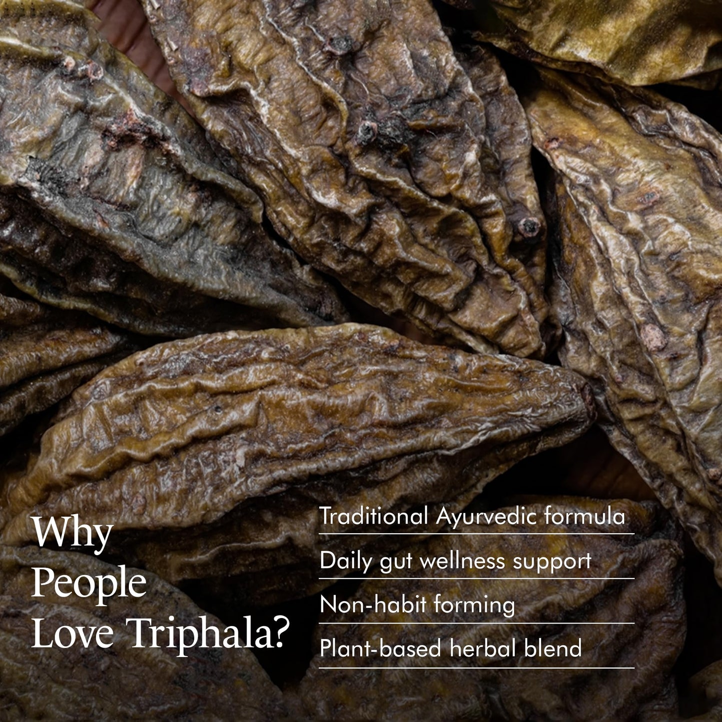 NIWALI Triphala Capsules for Gut Health, 60 Count