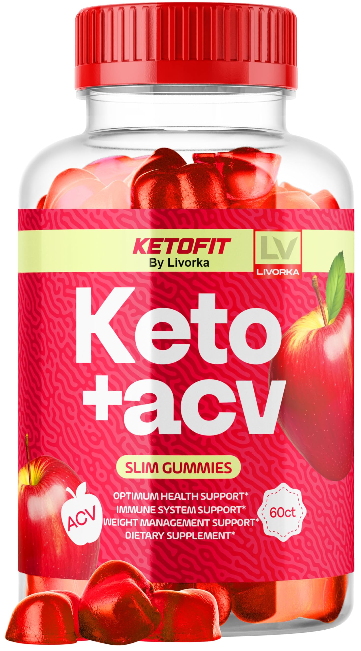 LIVORKA Ketofit ACV Gummies 60 Count