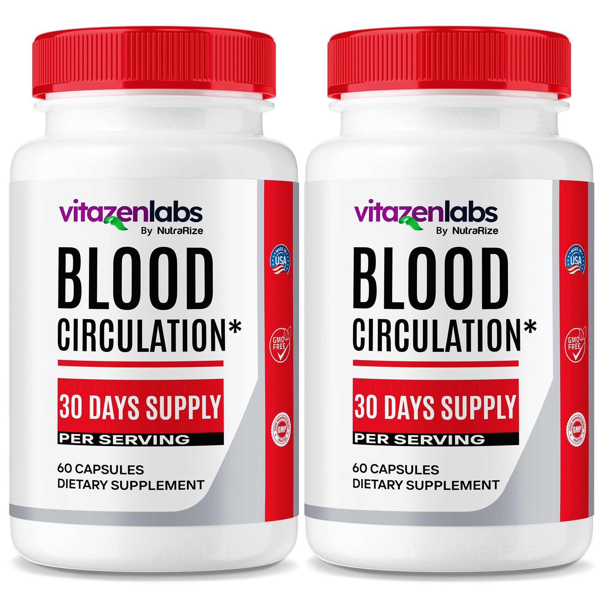 NutraRize Vitazenlabs Blood Support Plus Capsules 120 Count