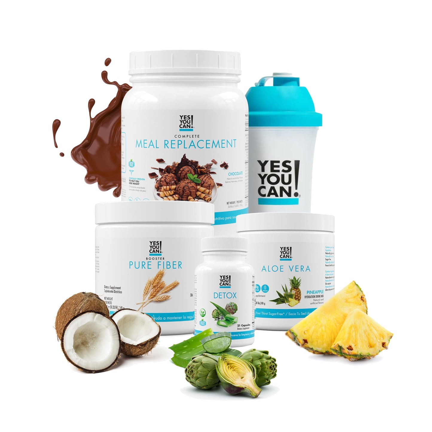 Yes You Can! Detox Plus Fiber Kit Powder 27.5137 oz