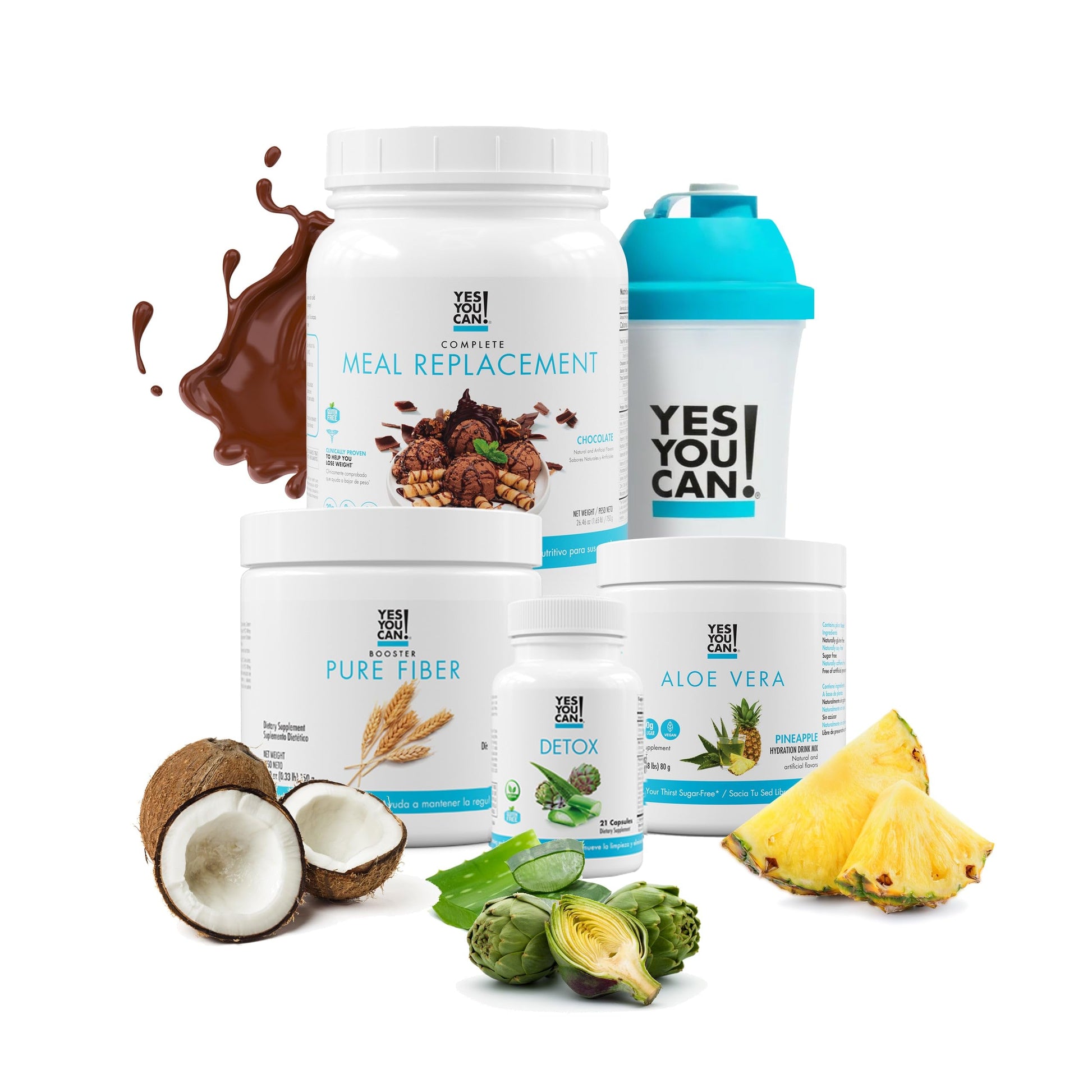 Yes You Can! Detox Plus Fiber Kit Powder 27.5137 oz