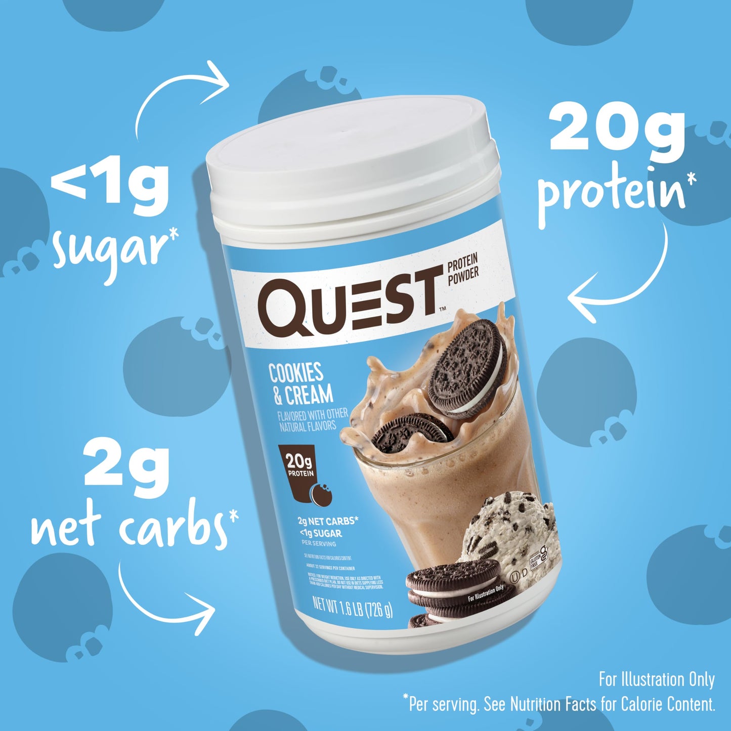 Quest Nutrition Salted Caramel Protein Powder, 1.6 Pounds, 24 Servings
