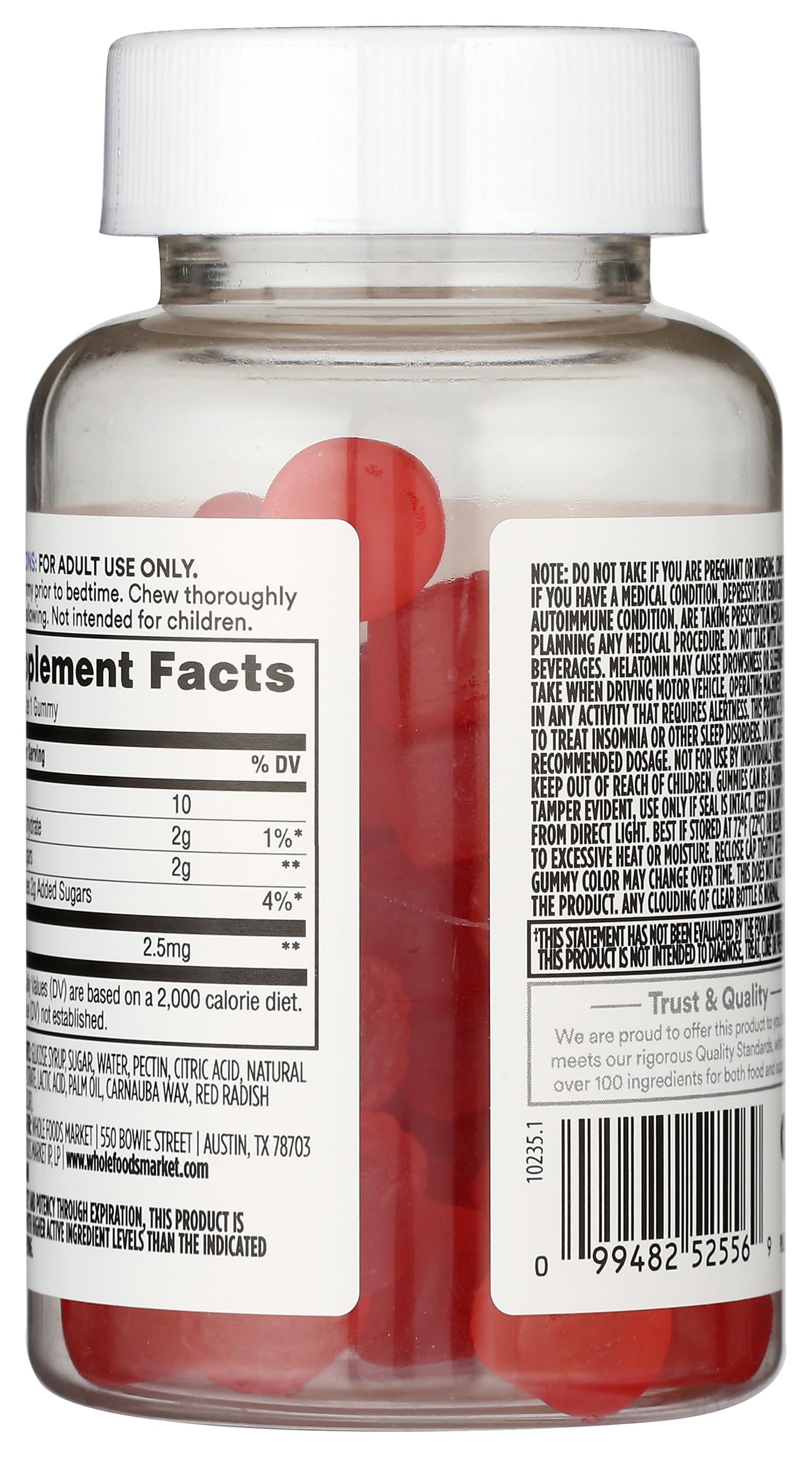 365 by Whole Foods Market Melatonin Gummy 2.5mg, 60 Count
