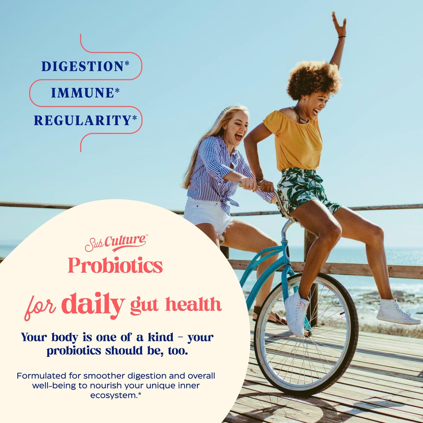 Enzymedica SubCulture Probiotic for Daily Gut & Digestive Health Capsule, 30 Count