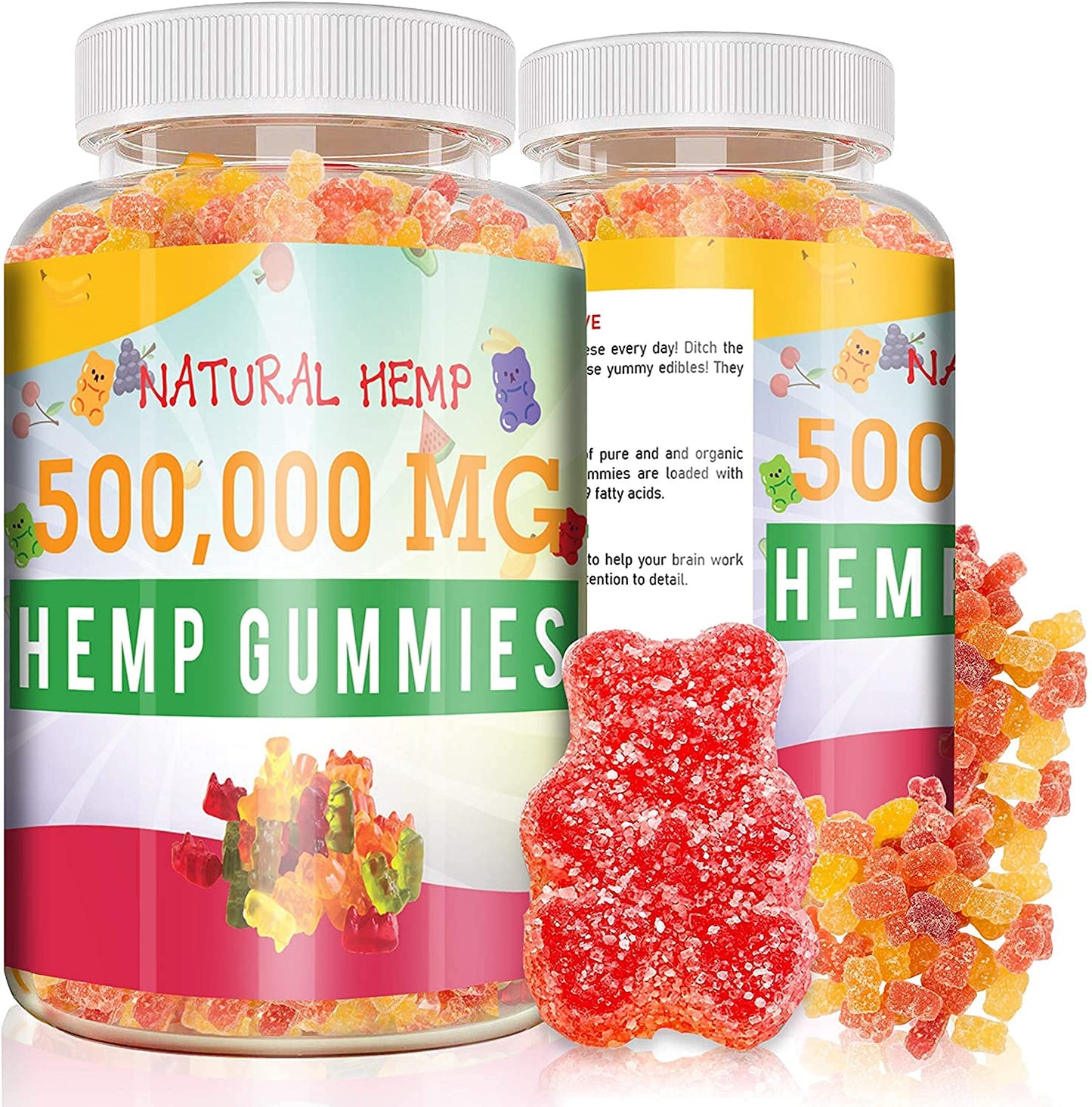 Unknown Natural Vegan Hemp Gummies Gummy 1 Count
