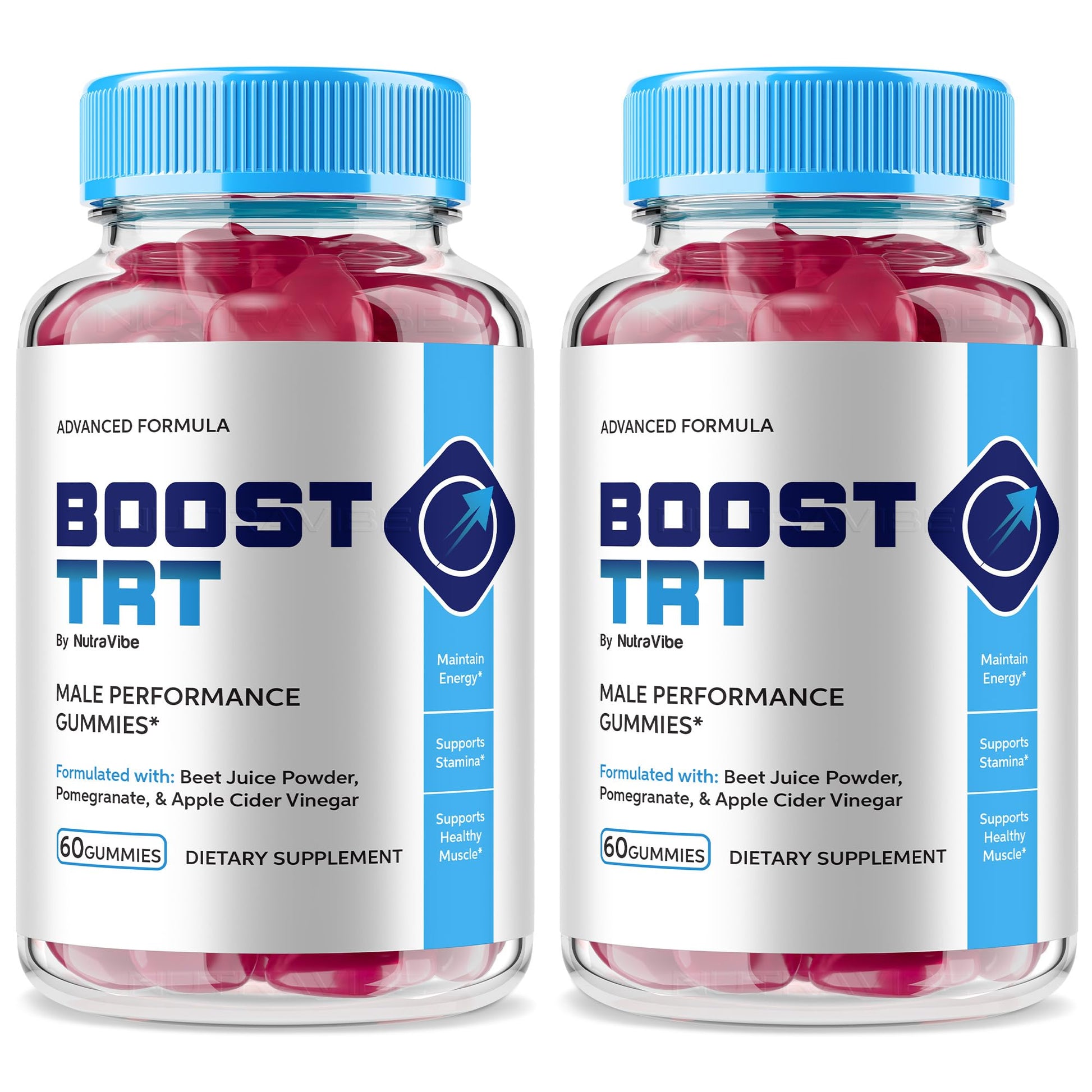 NutraVibe Boost TRT Gummies 120 Gummies