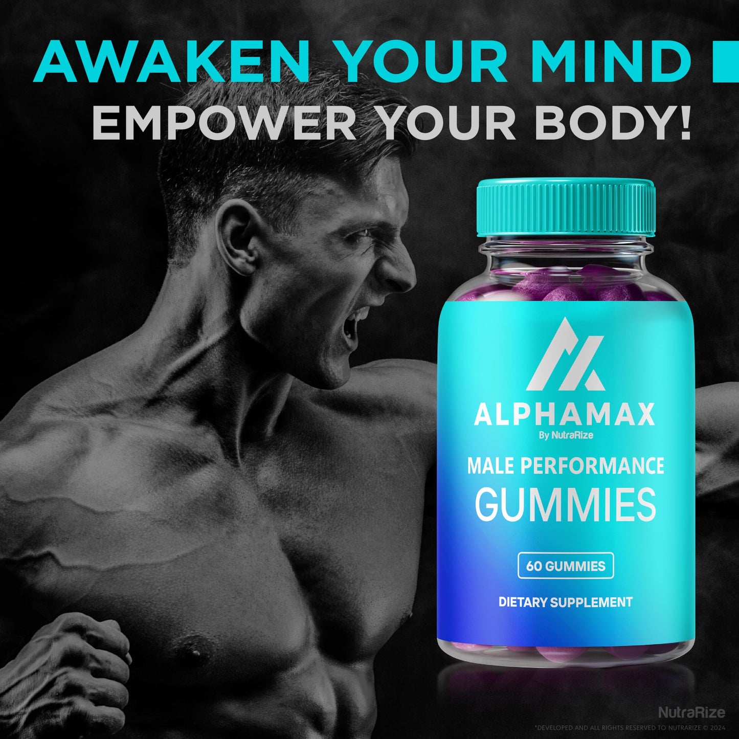 NutraRize Alpha Max Male Performance Gummies 60 Gummies