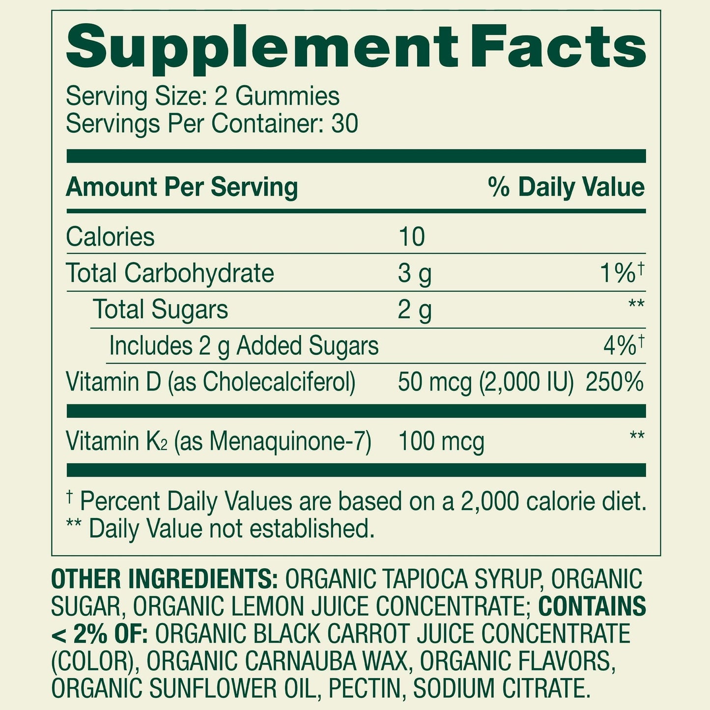 Fusion Shop Store Vitamin D3+K2 Gummies 60 Count