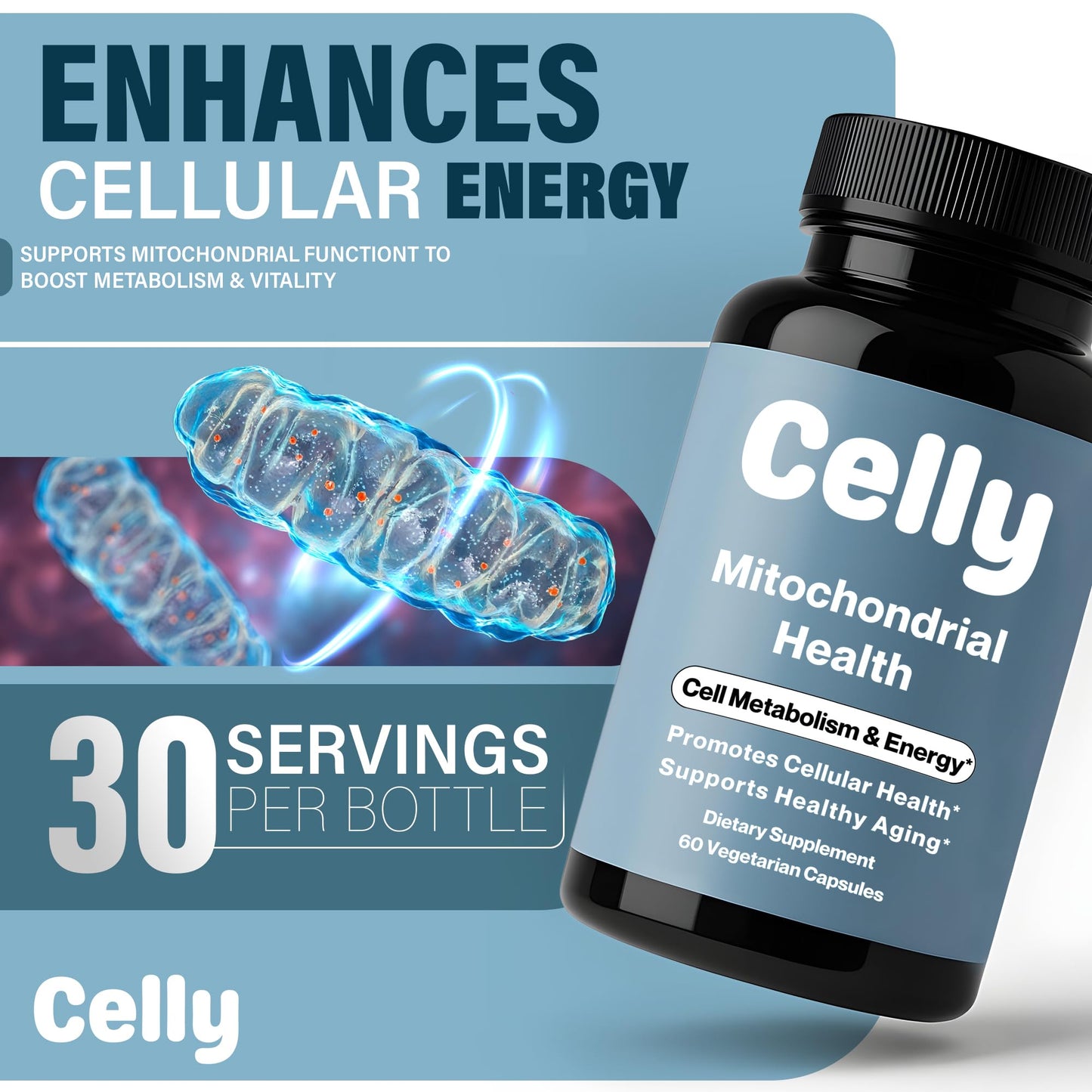 Celly Mitochondrial Health Capsule 60 Count