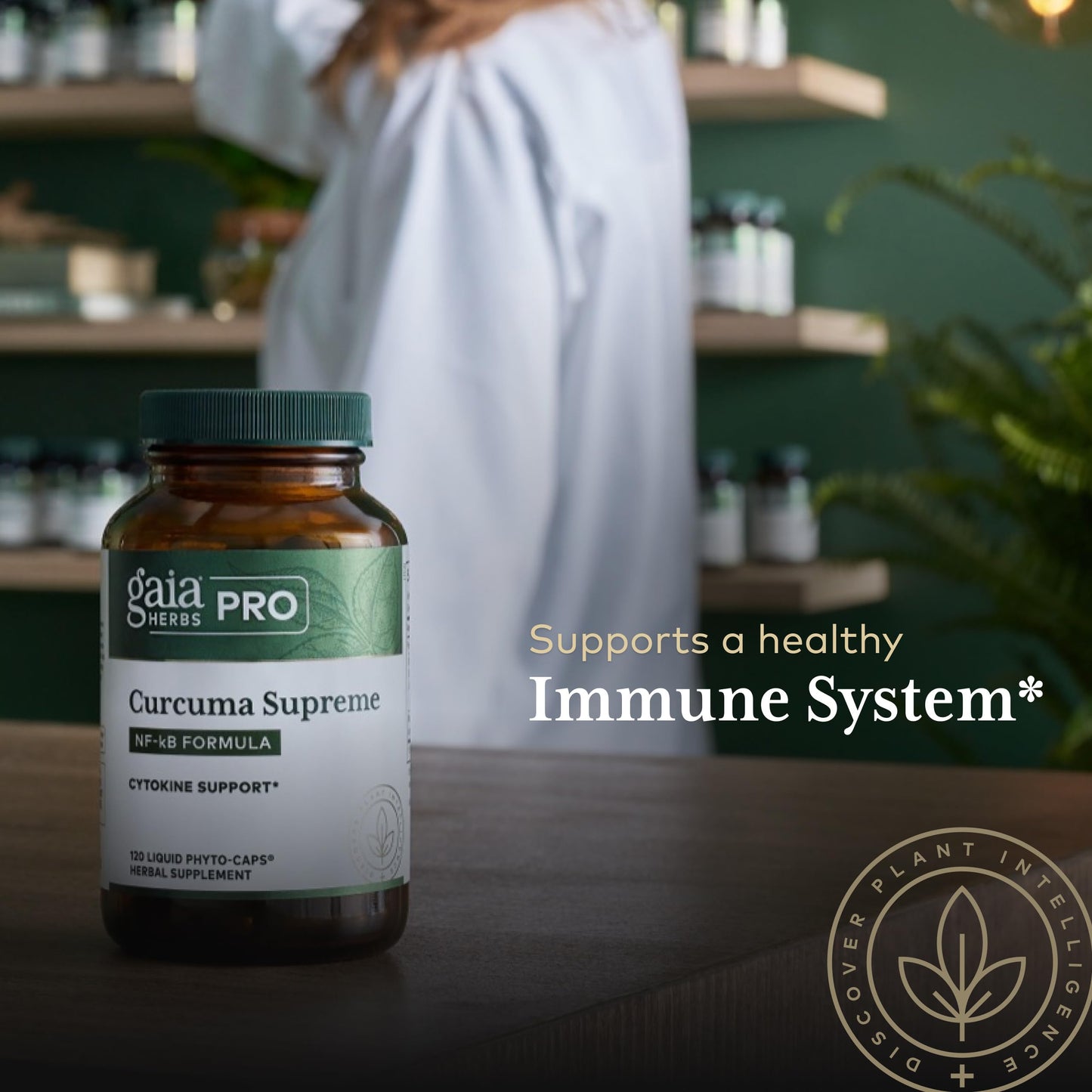 GAIA HERBS PRO Curcuma Supreme Immune Health Support Capsule 120