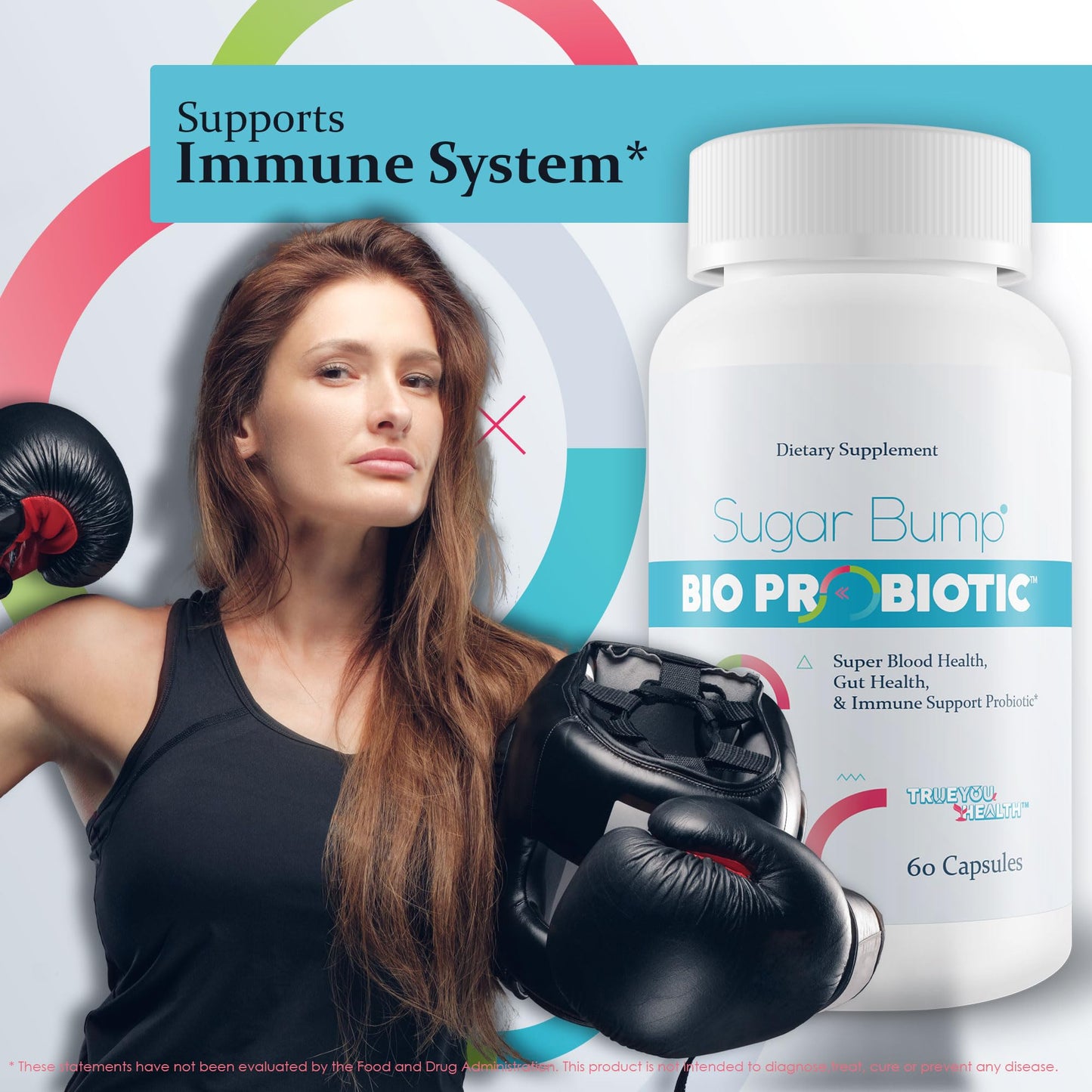 True You Health Sugar Bump Bio Probiotic Capsule 1 Count