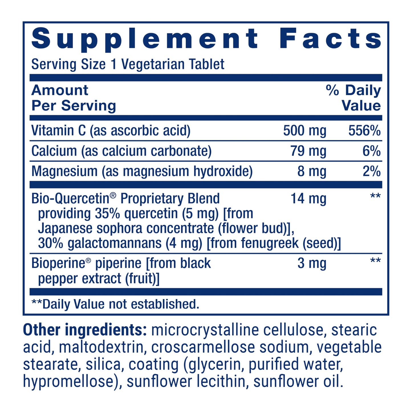 Life Extension Fast-C and Bio-Quercetin Tablets, 60 Tablets