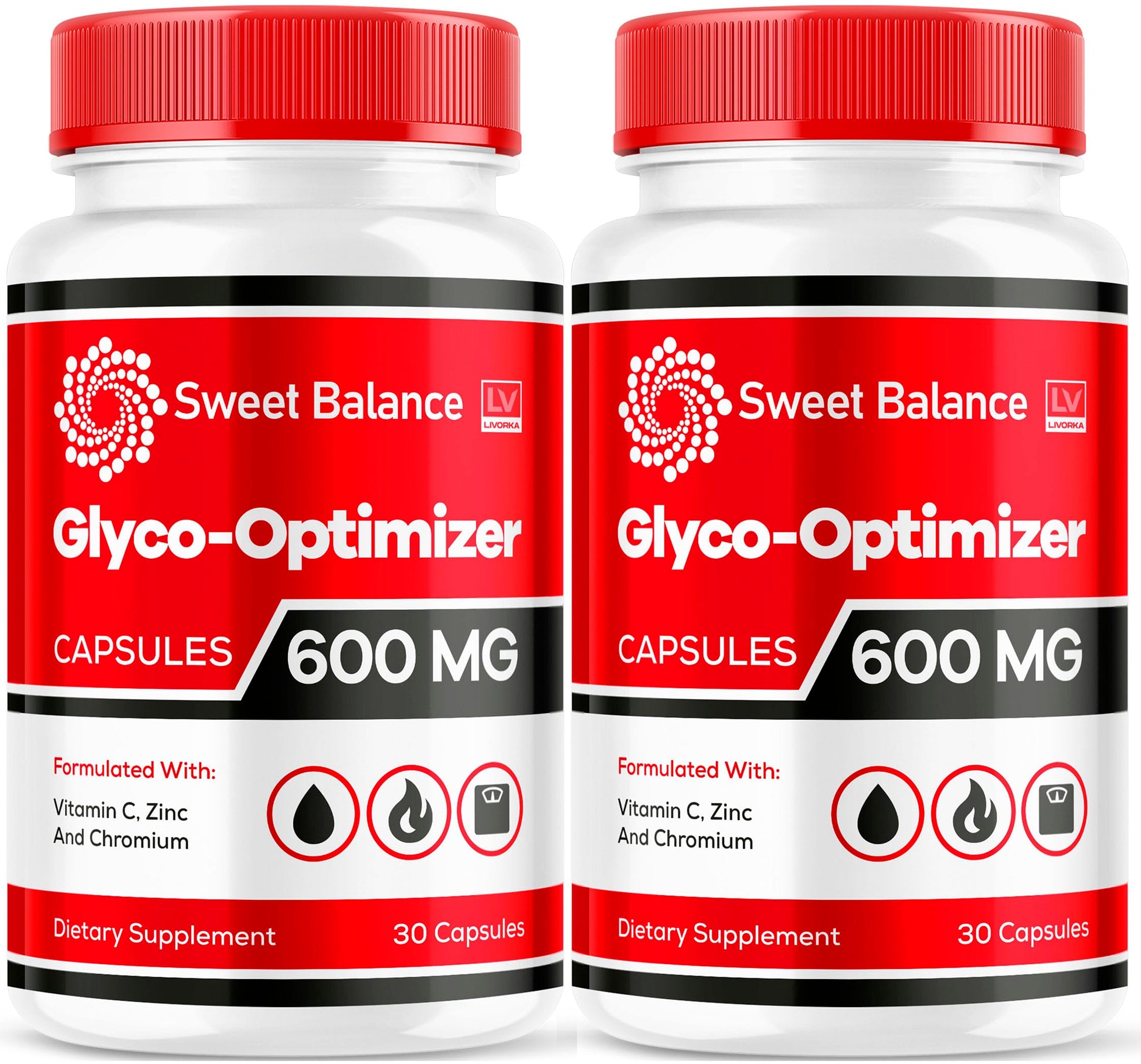 LIVORKA Sweet Balance Glyco Optimizer Capsules, 60 Capsules