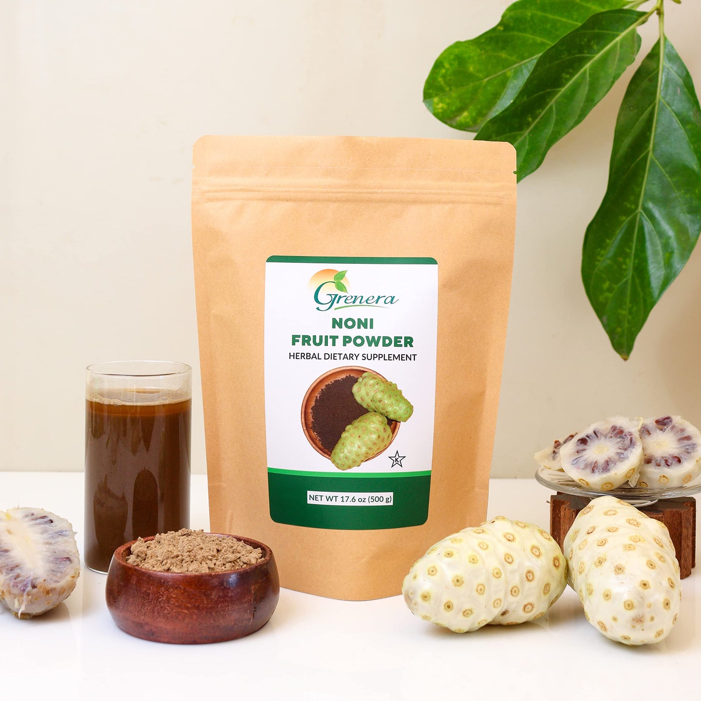 Grenera Organic Noni Fruit Powder, 16 Ounce
