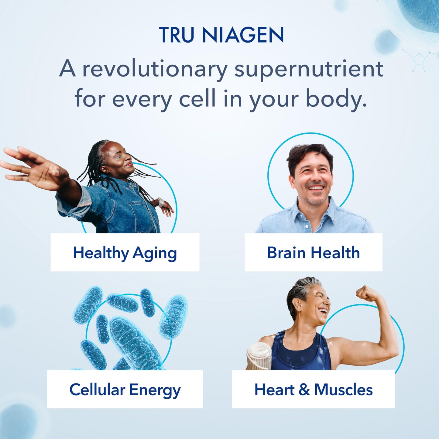 TRU NIAGEN Beauty NAD+ for Hair, Skin & Nails Capsules, 30 Capsules