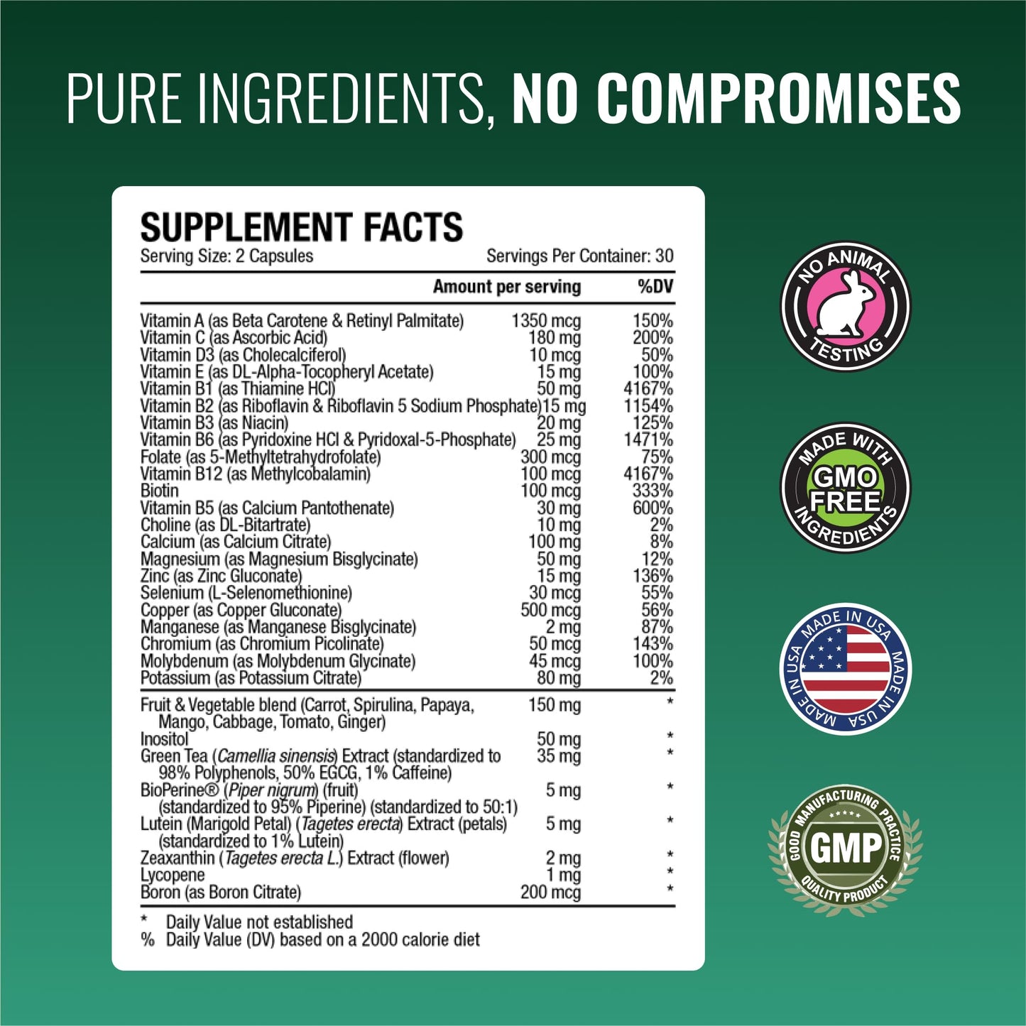 Approved Science Multi-Vitamin Capsules 360 Capsules