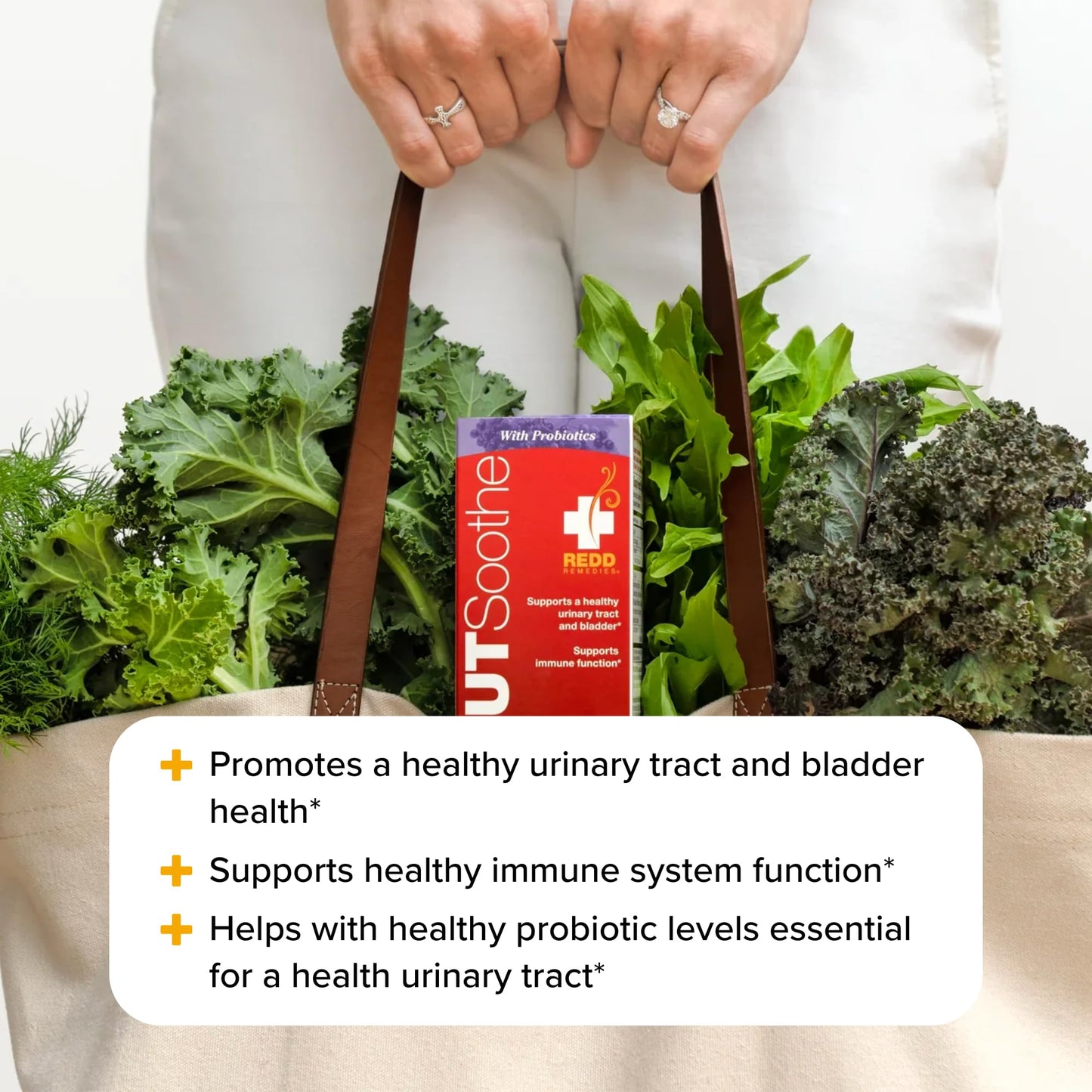 Redd Remedies UT Soothe with Probiotics Capsules, 60 Count