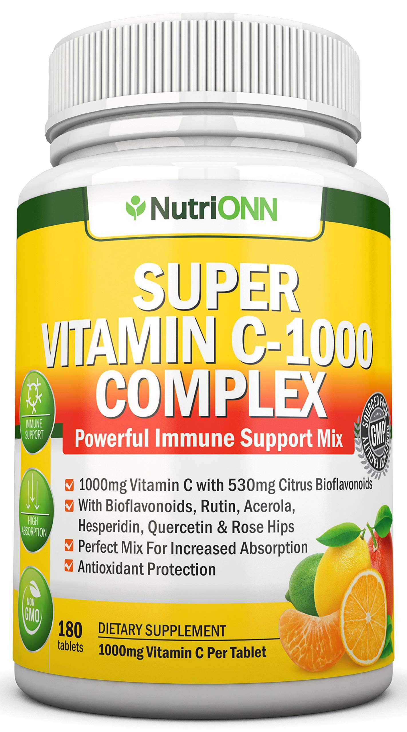 NutriONN Super Vitamin C Complex 1695mg 180 Tablets