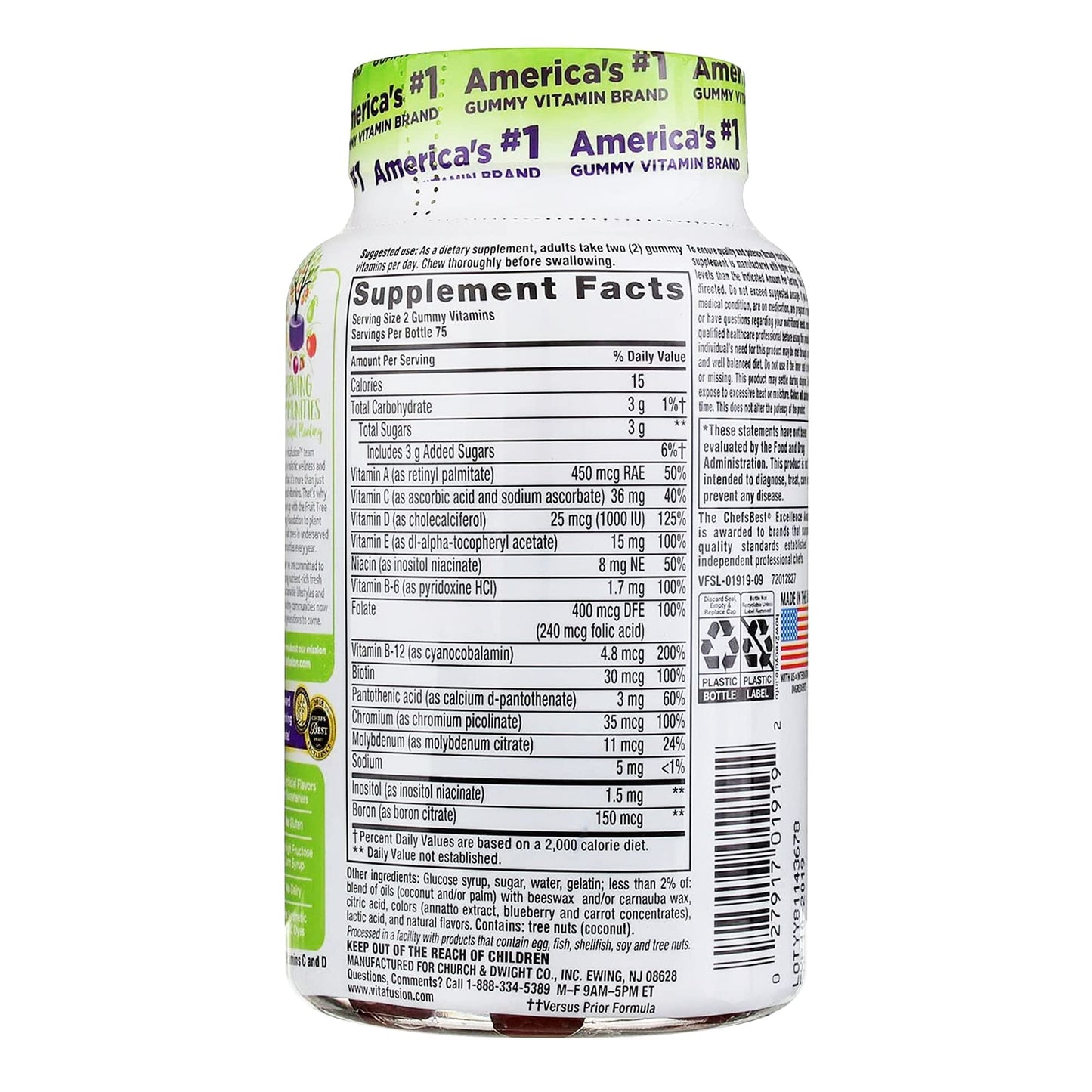 Vitafusion MultiVites Gummies, 300 Count