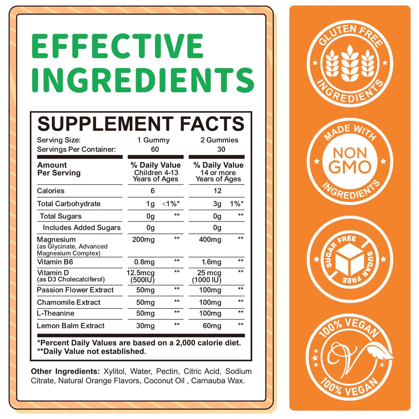 ReviNutra Magnesium Glycinate Gummies 60 Count