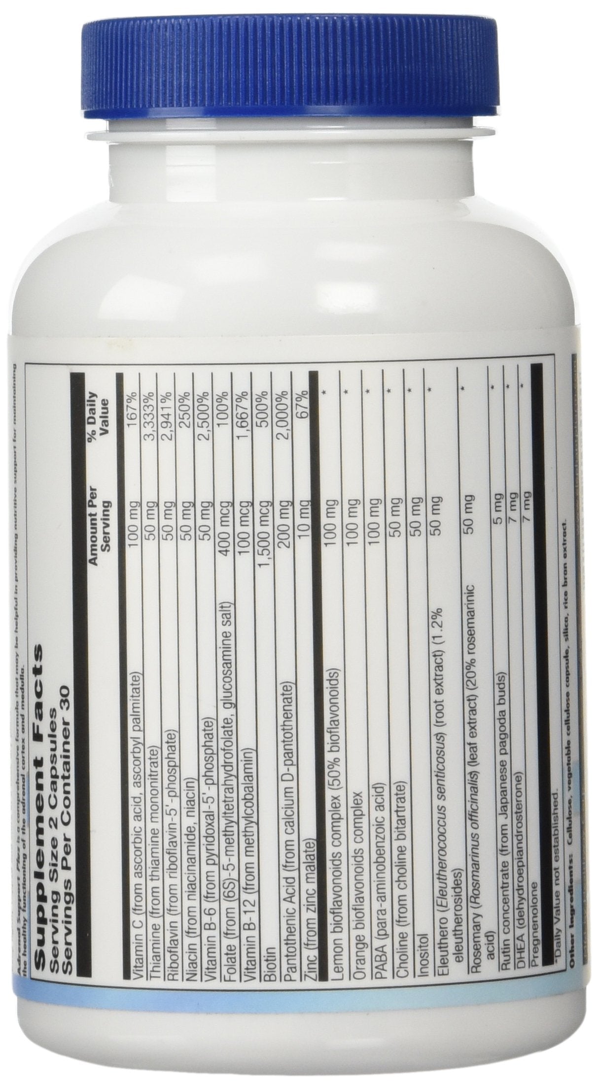 Nutra BioGenesis Adrenal Support Plus Capsules 60 Capsules