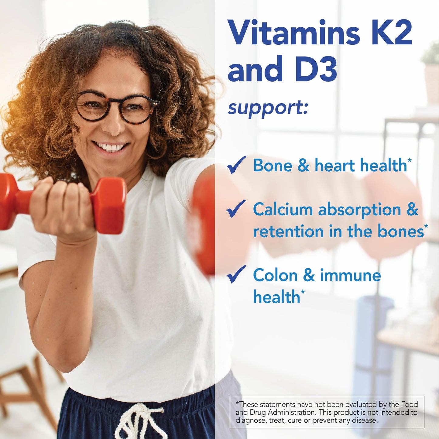 Patient One Vitamin K2 and D3 Capsule, 60 Capsules