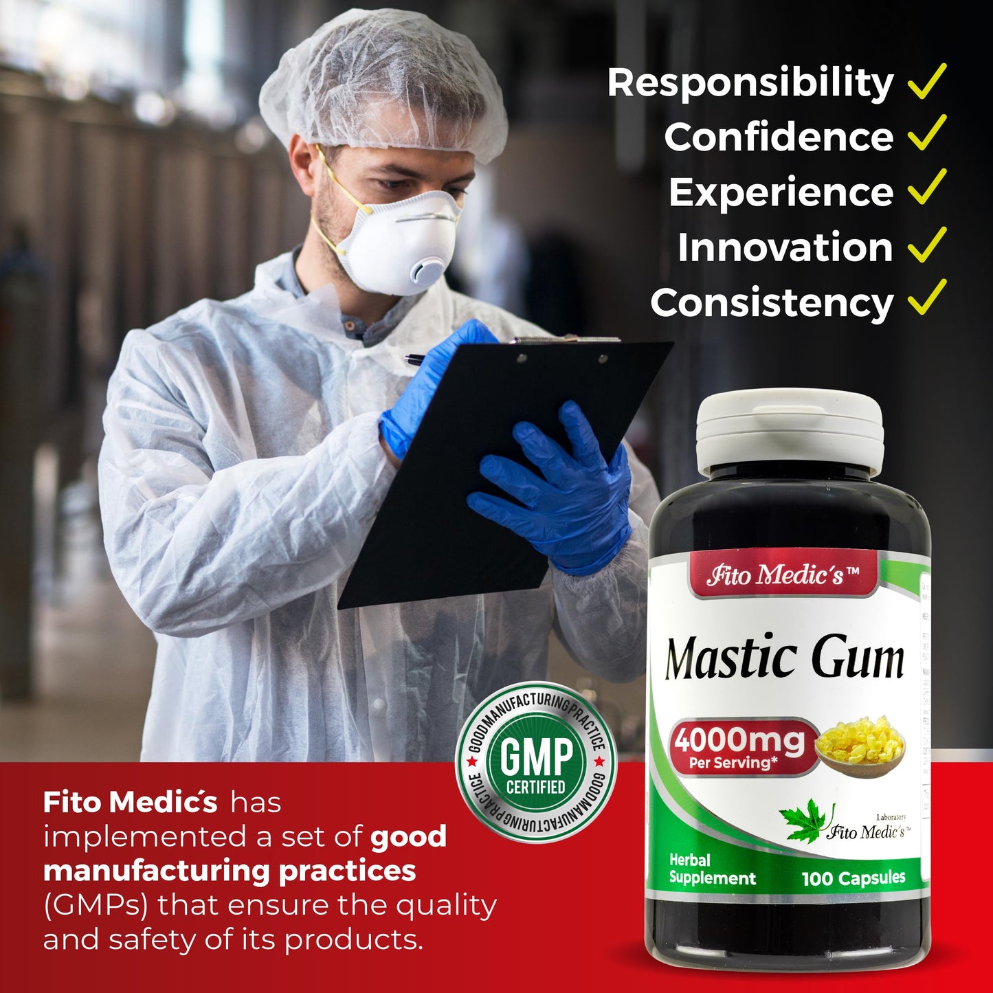 FITO MEDIC'S Mastic Gum 100 Capsules