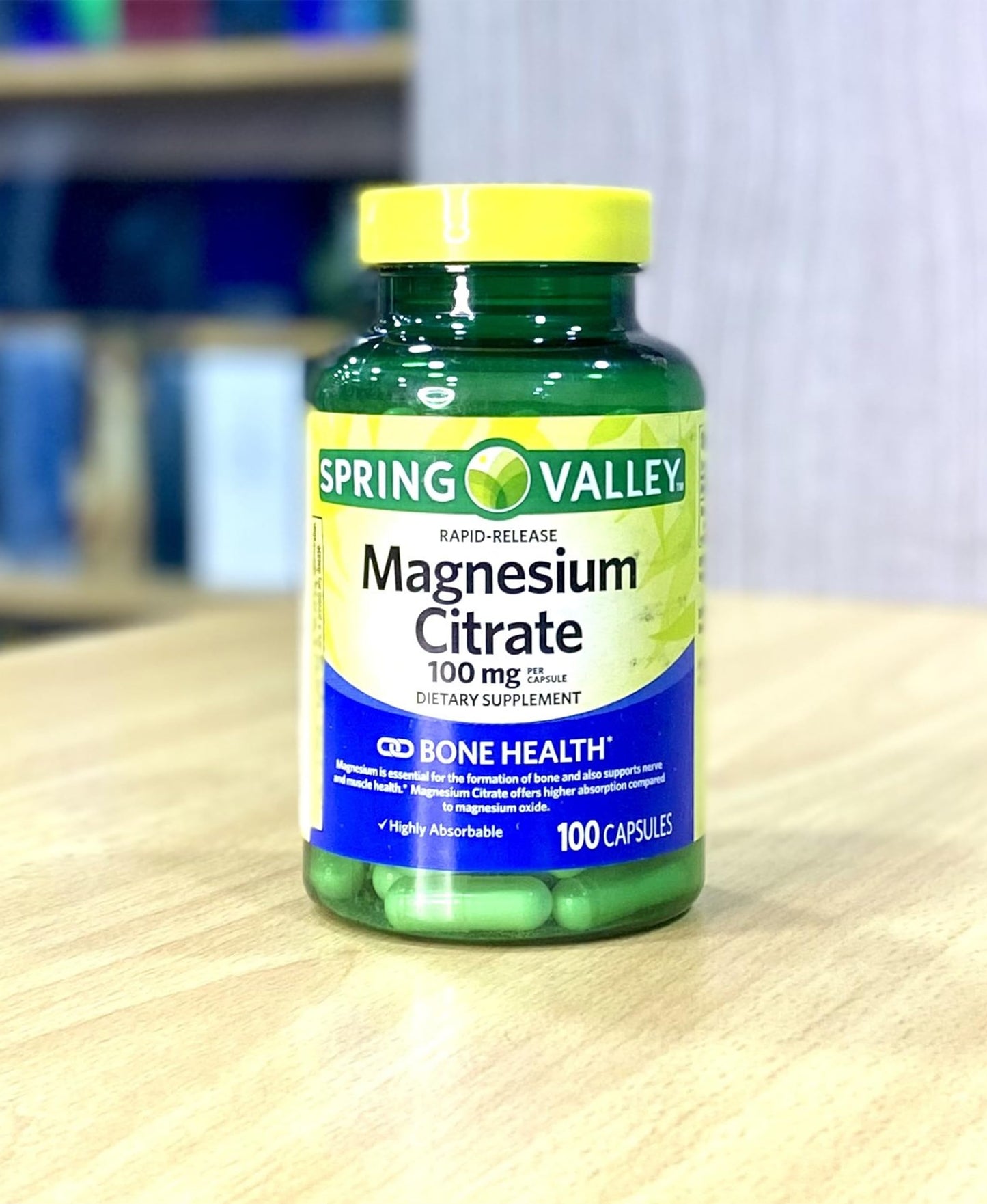 Generic Magnesium Citrate 100mg Capsules, 100 Count