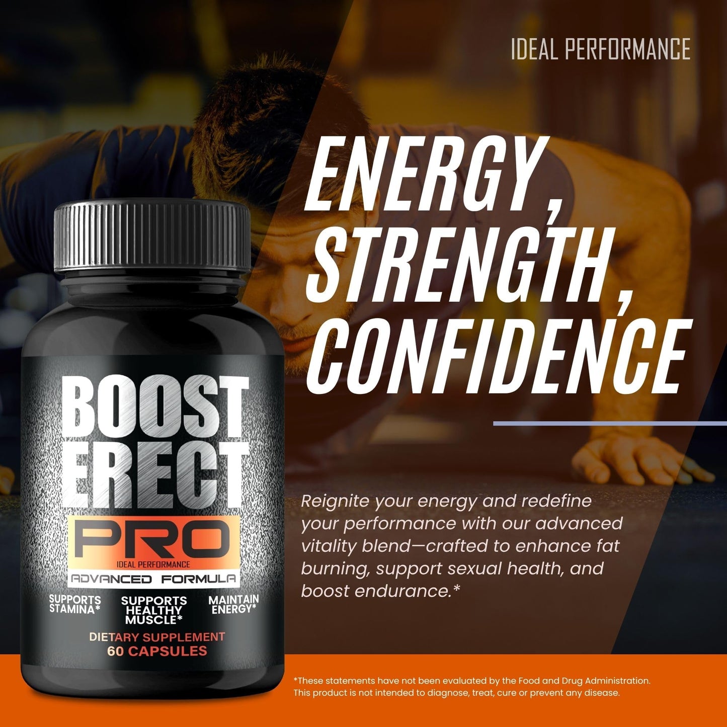 IDEAL PERFORMANCE Boost Erect Capsules 60 Count