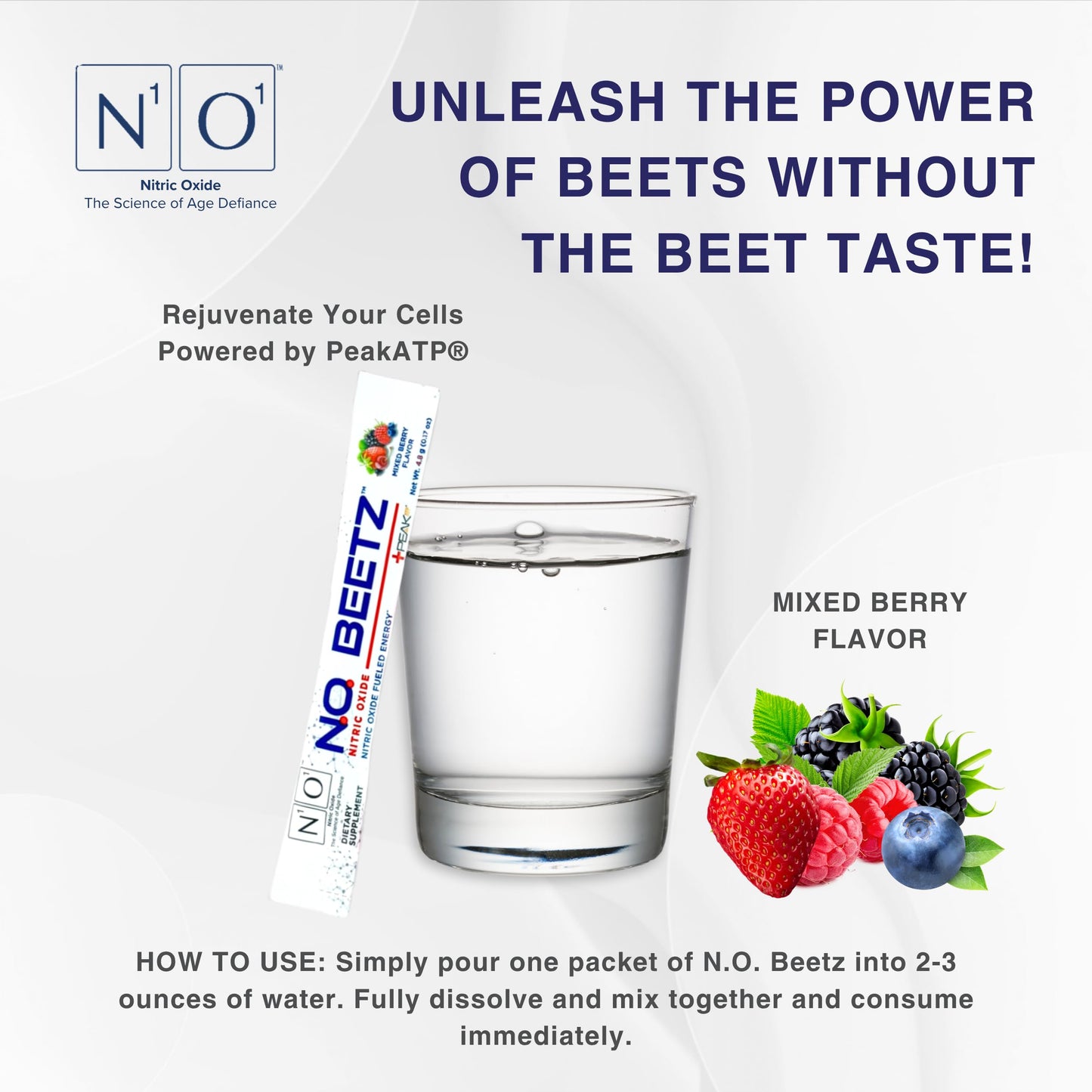 N1O1 N.O. Beetz Nitric Oxide Supplement Powder, 4.87 oz