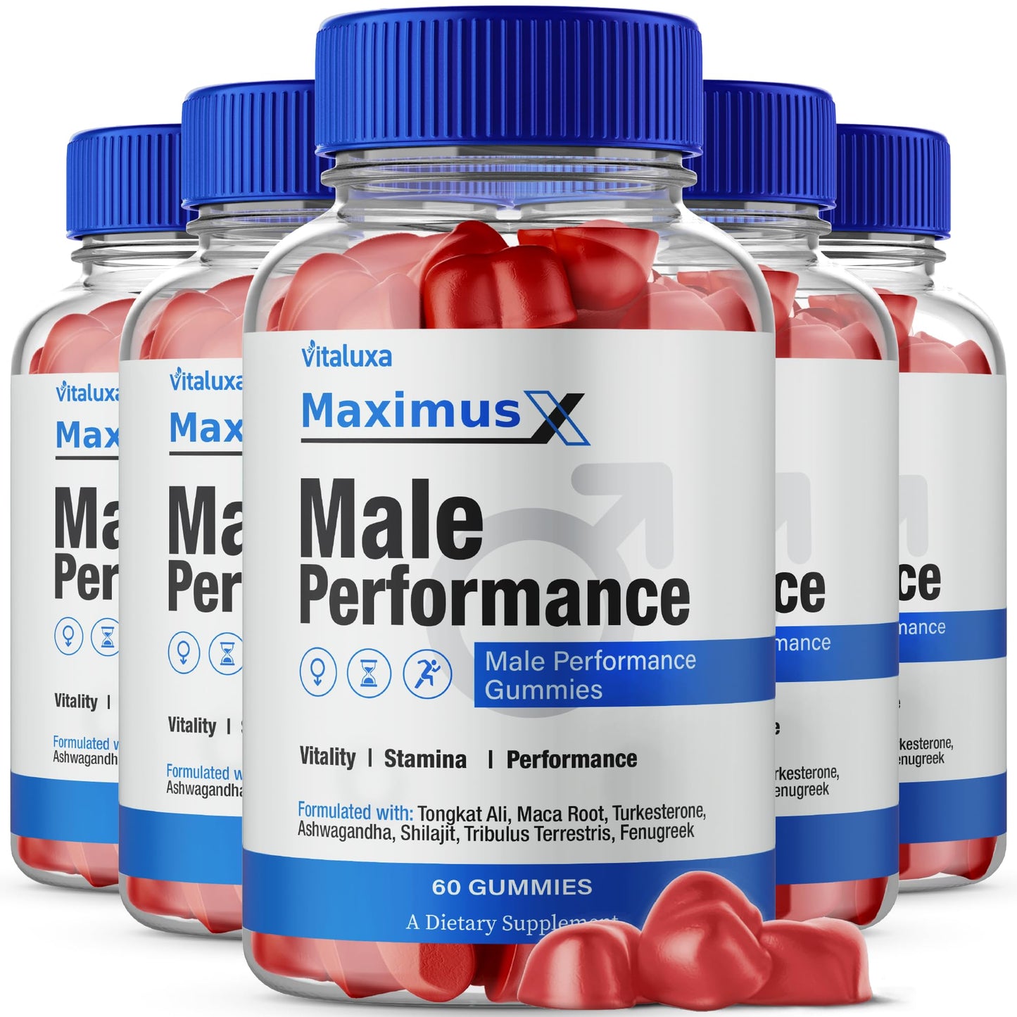 Vitaluxa Maximus X Gummies for Men, Gummy, 300 Count