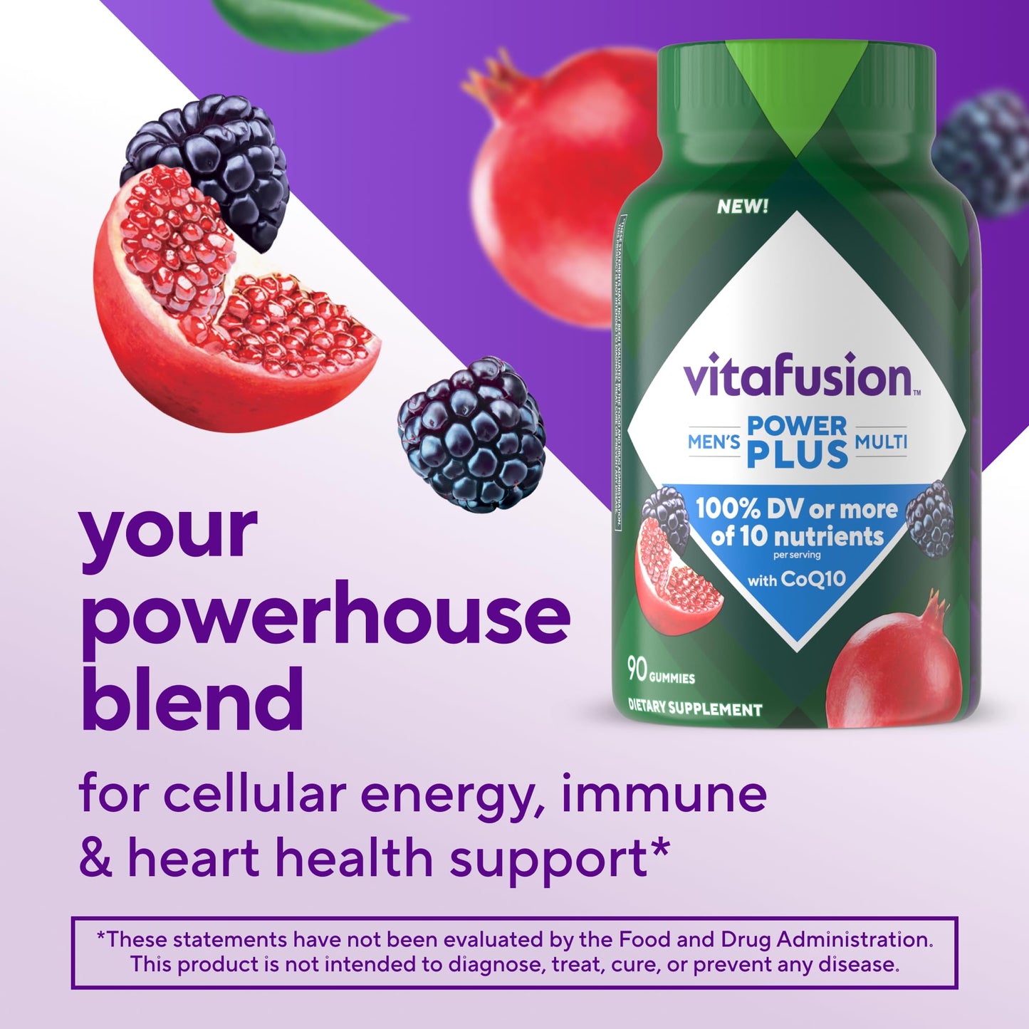 Vitafusion Power+ Men's Multi Gummies 180-count