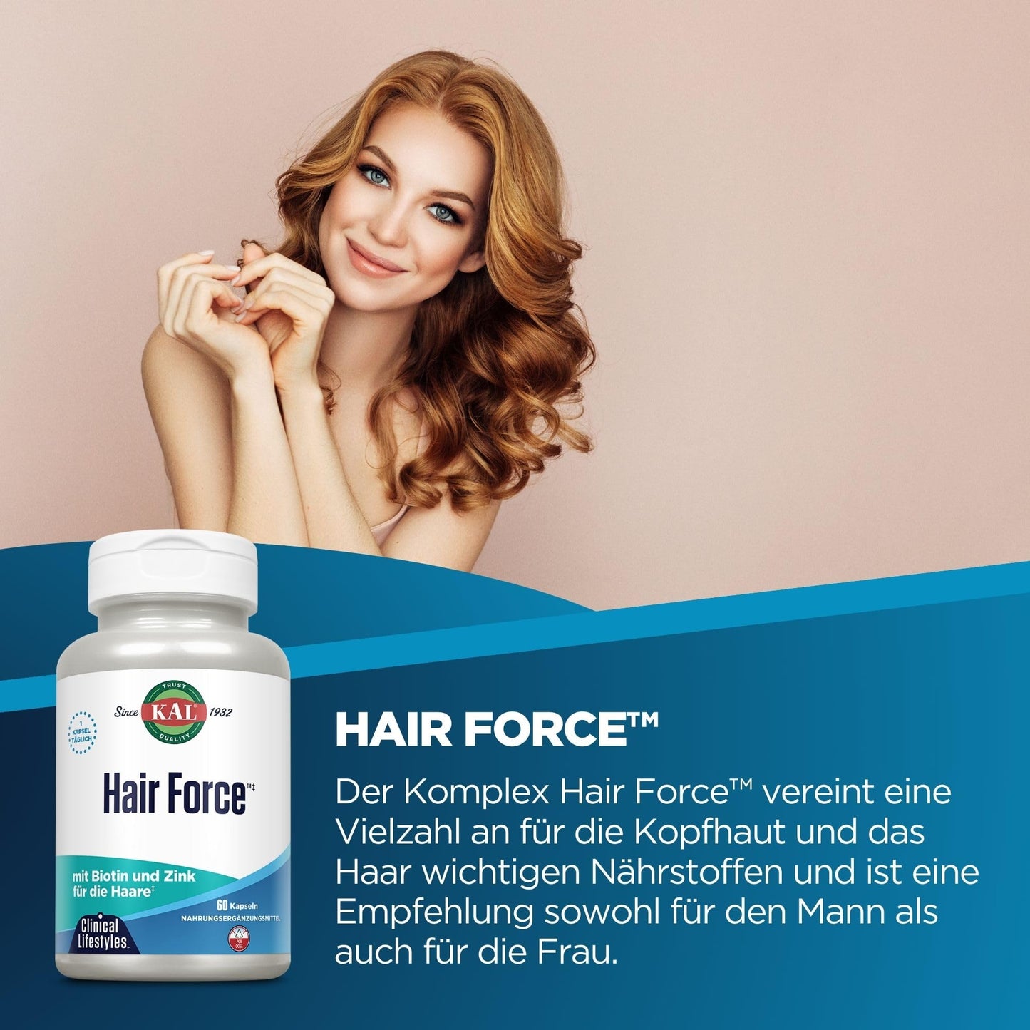 KAL Hair Force Capsules 60 Count