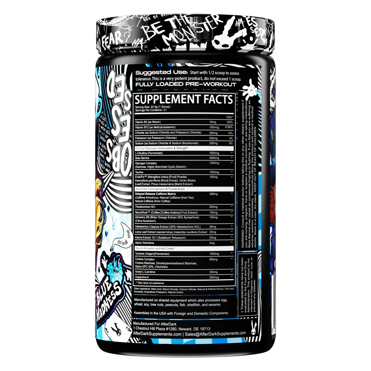 AFTERDARK INHUMAN Void Pre-Workout Powder 20.9527 Servings