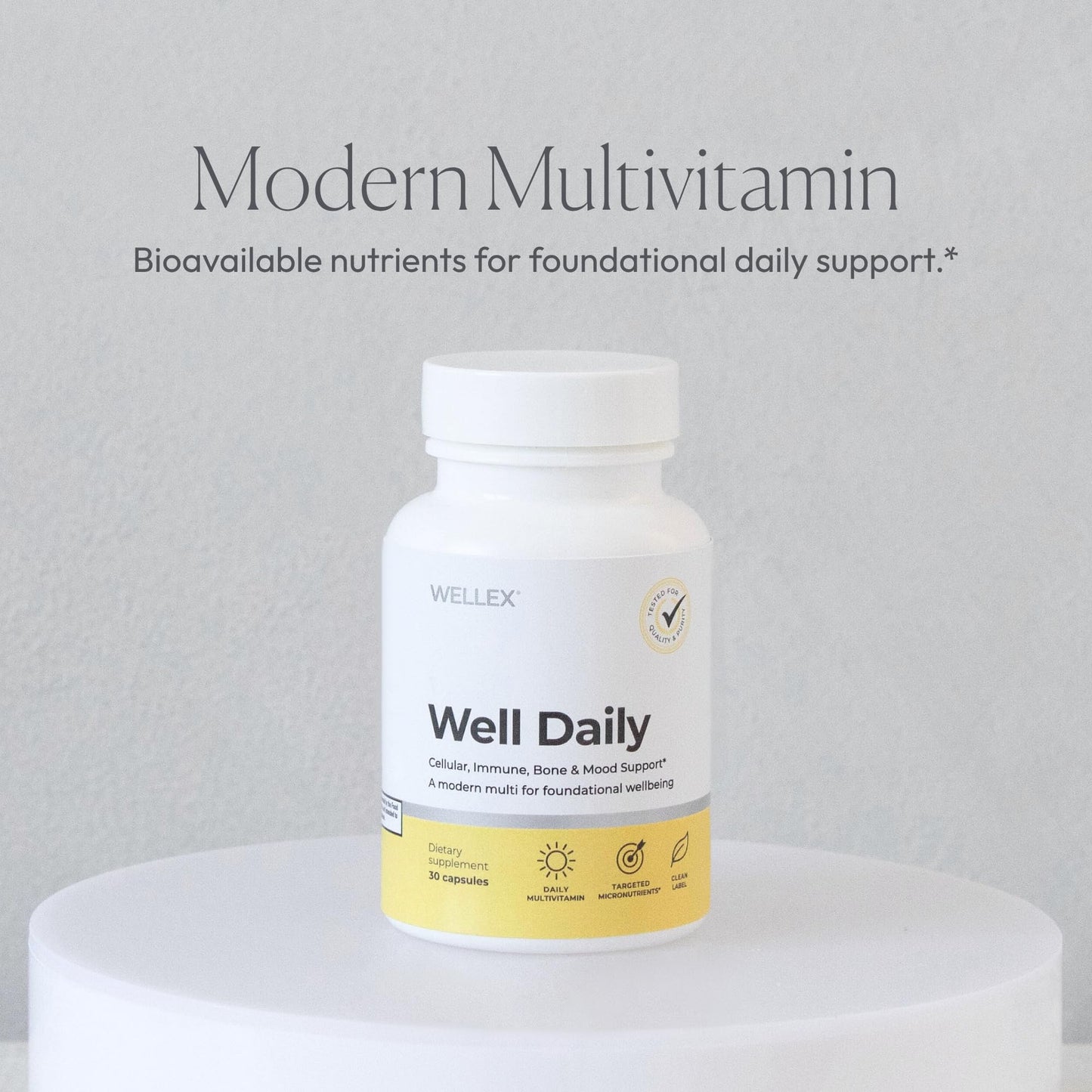 Papillex Wellex Well Daily Modern Multivitamin Capsules 30 Count