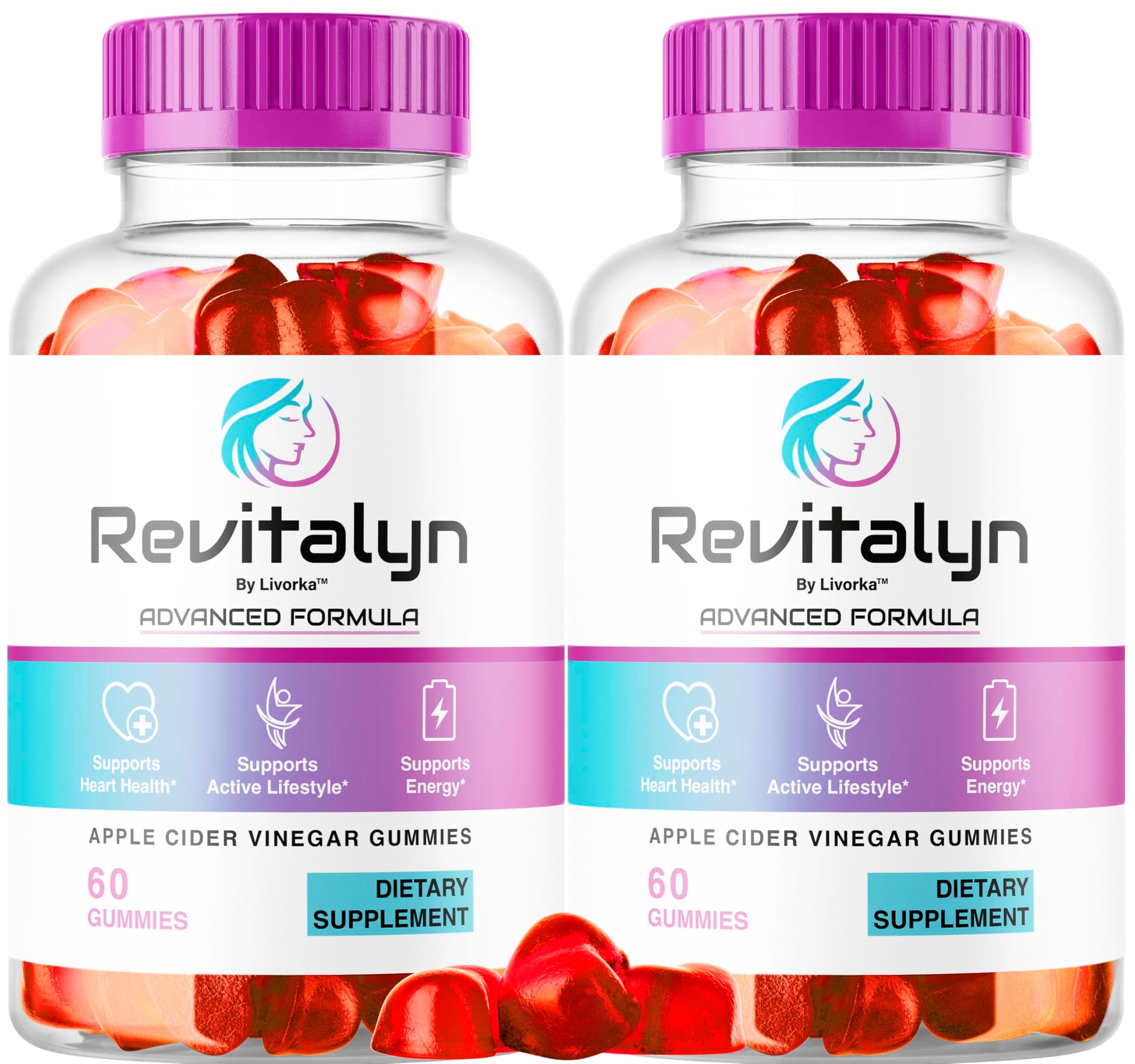 LIVORKA Revitalyn Apple Cider Vinegar Daily Formula Gummy 120 Gummies