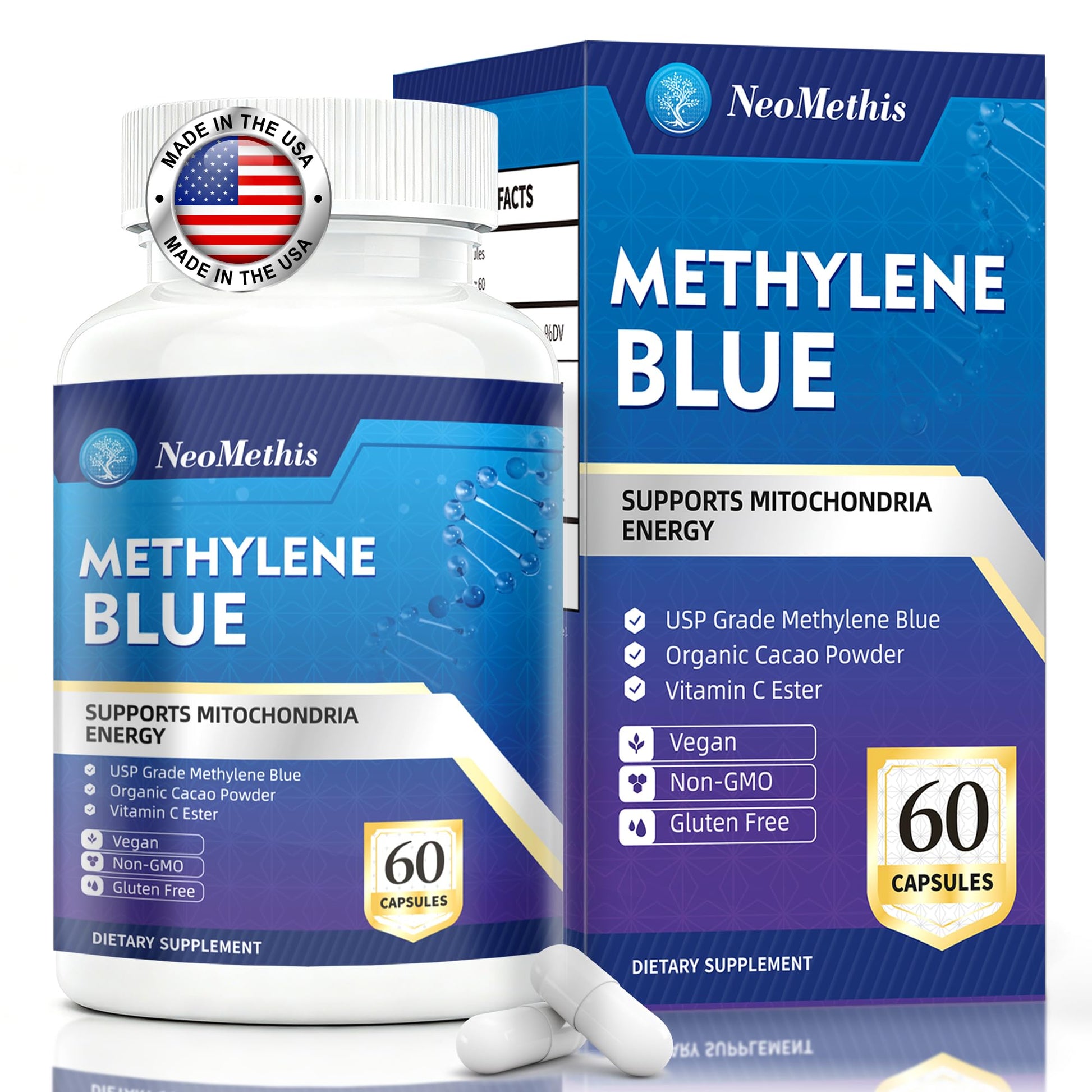 NeoMethis Methylene Blue 60 Capsules
