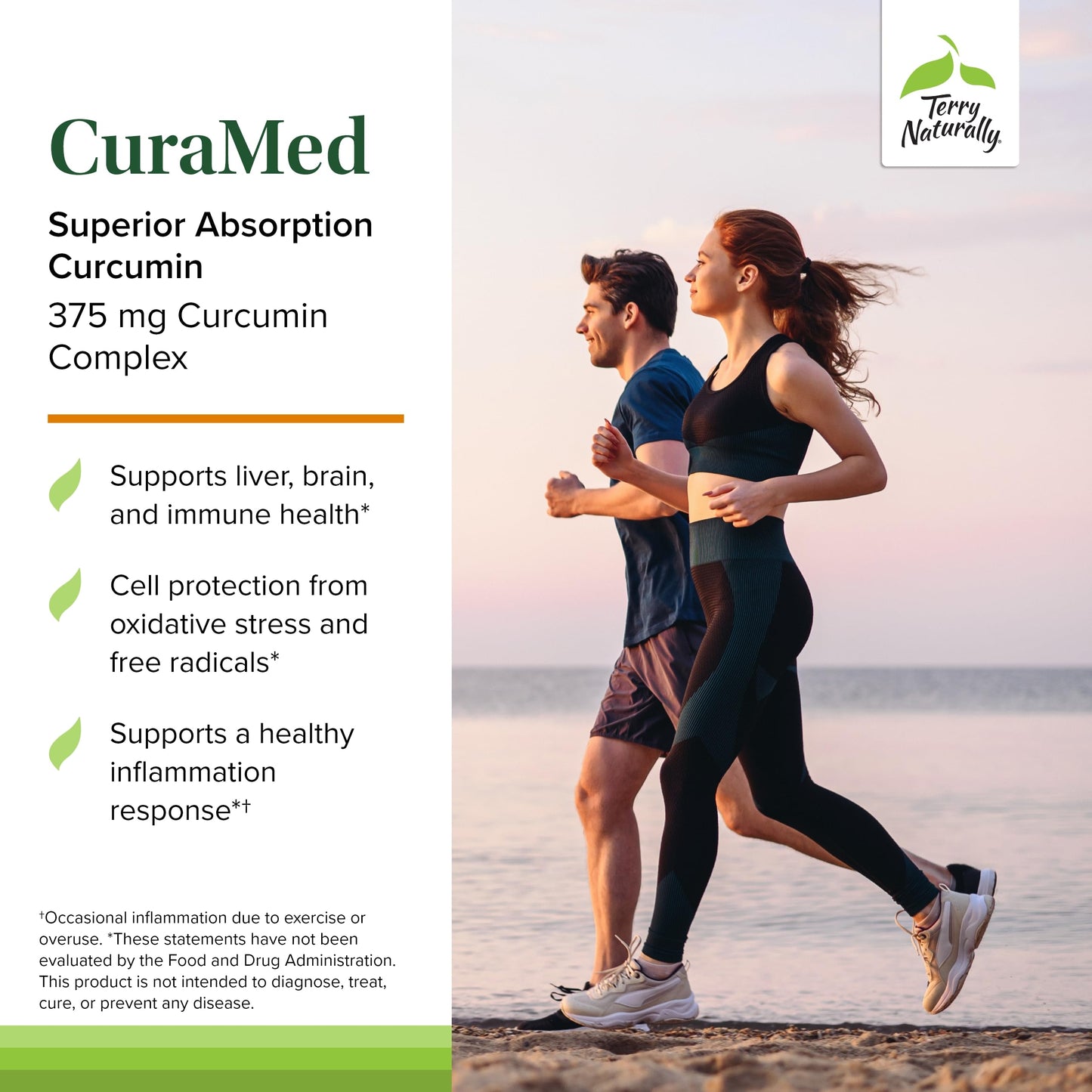 Terry Naturally CuraMed 375 mg BCM-95 Curcumin, 120 Softgels
