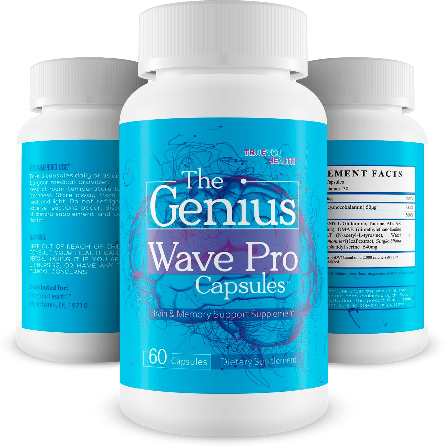 True You Health The Genius Wave Pro 60 Capsules