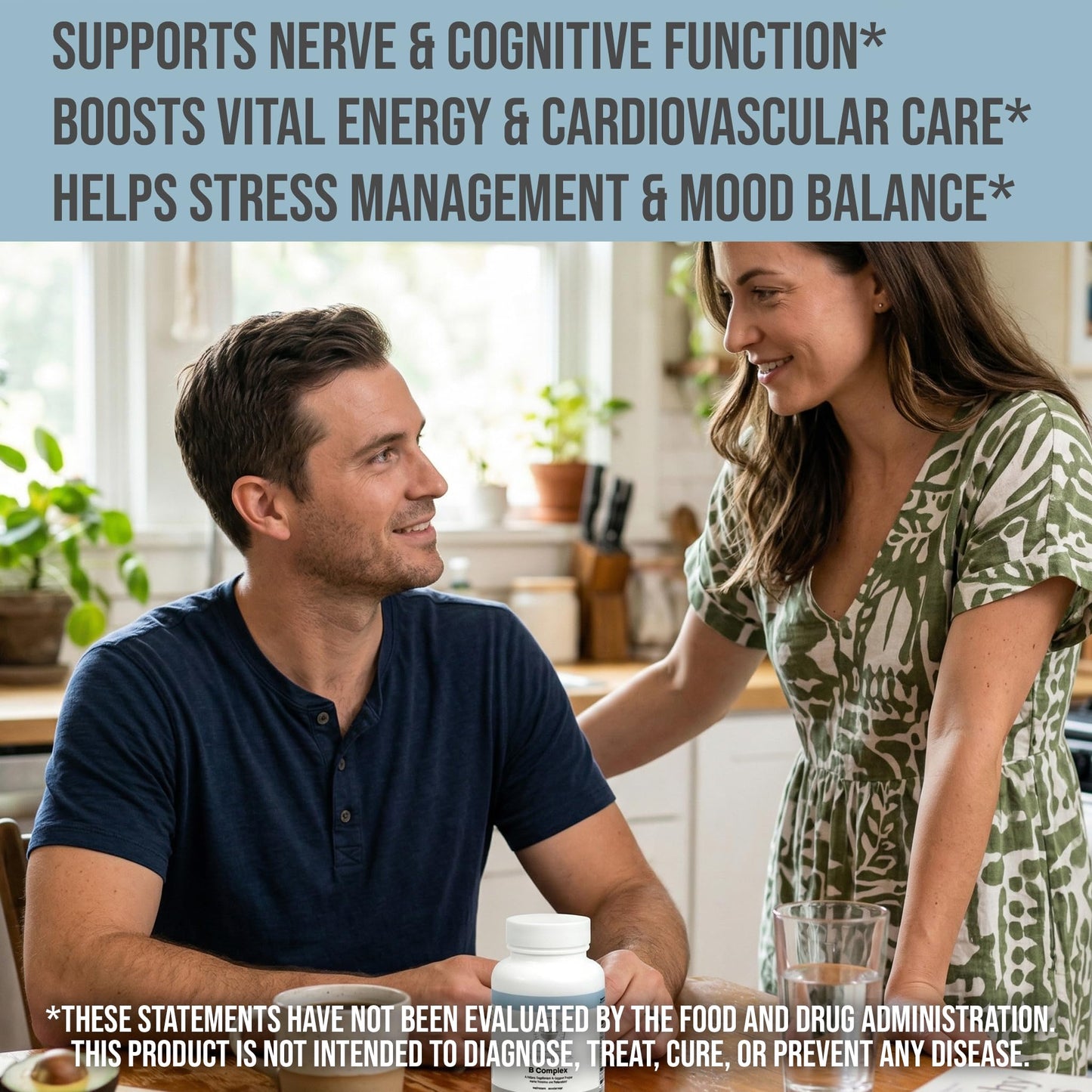 Hampton Distribution B-Complex for Stress & Nerve Support Capsule, 1 Count