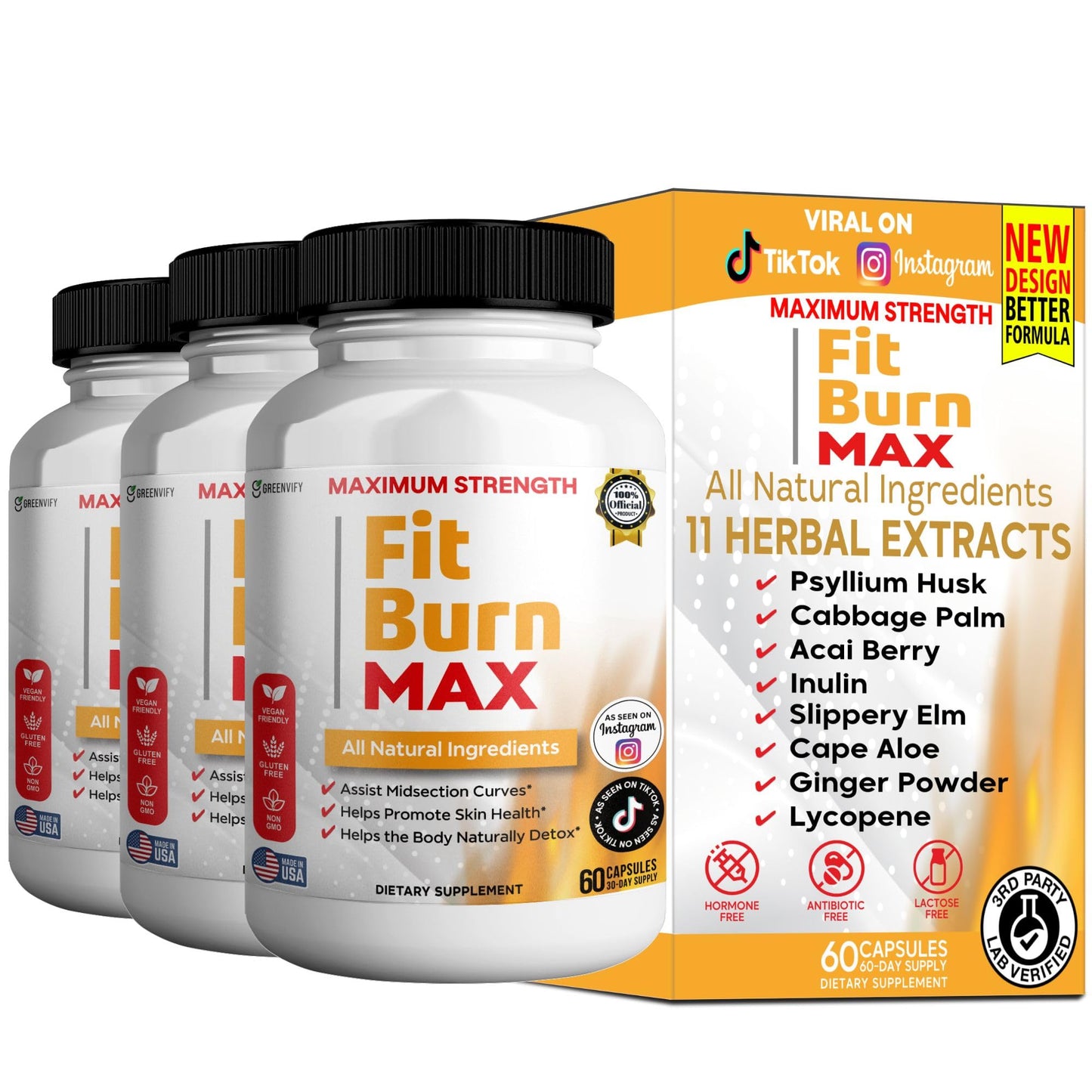 GREENVIFY Fit Burn Max Capsule 60 Capsules