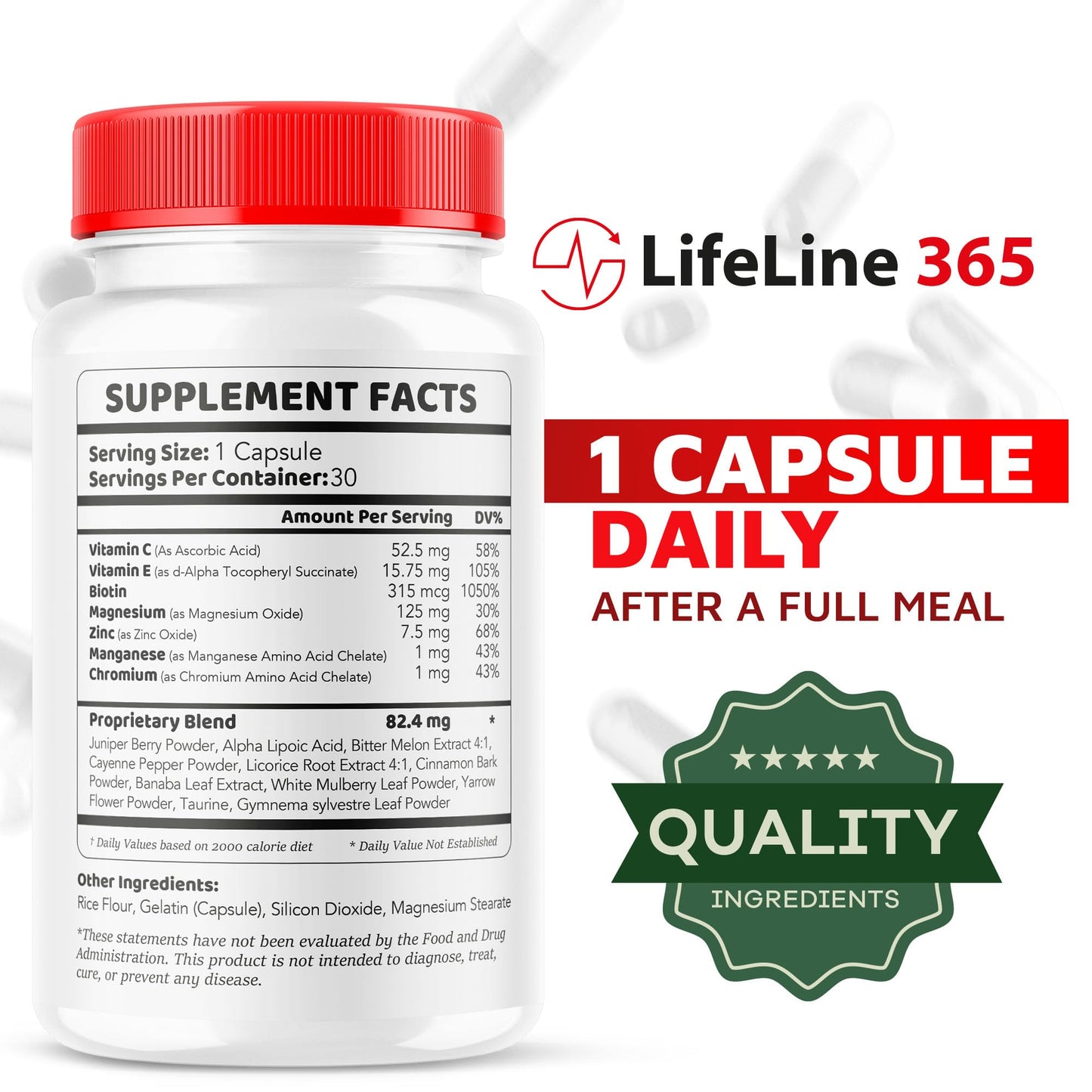 LIVORKA LifeLine 365 Blood Support Capsules 60 Count